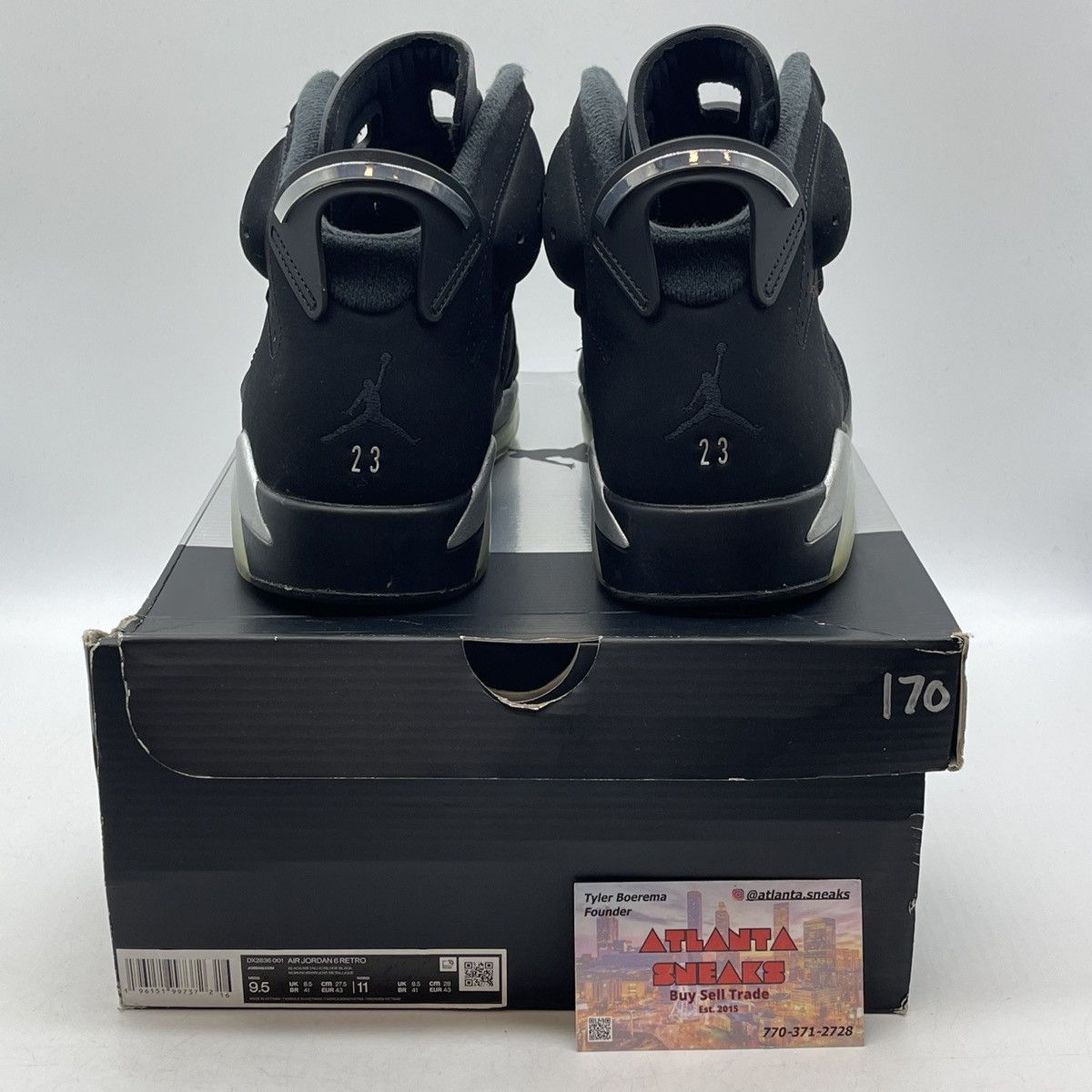 Jordan Brand Air Jordan 6 chrome Size US 9.5 / EU 42-43 - 3 Thumbnail