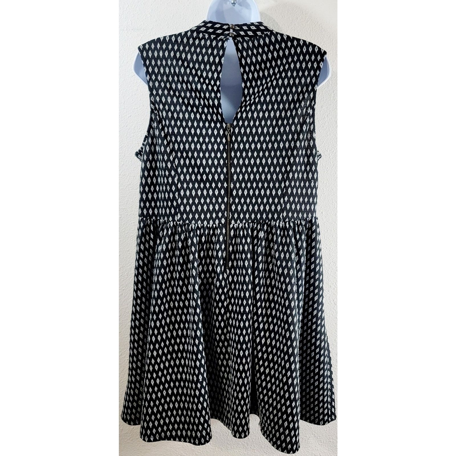 Other Xhilaration Black White Geo Print A Line Dress XL Ruffled Size XL / US 12-14 / IT 48-50 - 2 Thumbnail