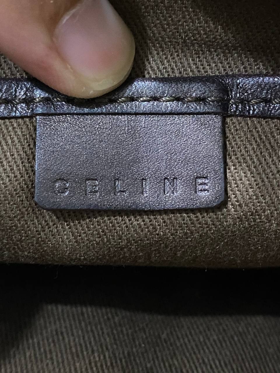 Celine Celine Macadam Hobo Mini Bag Shoulder Suede Brown Vintage Size ONE SIZE - 8 Thumbnail