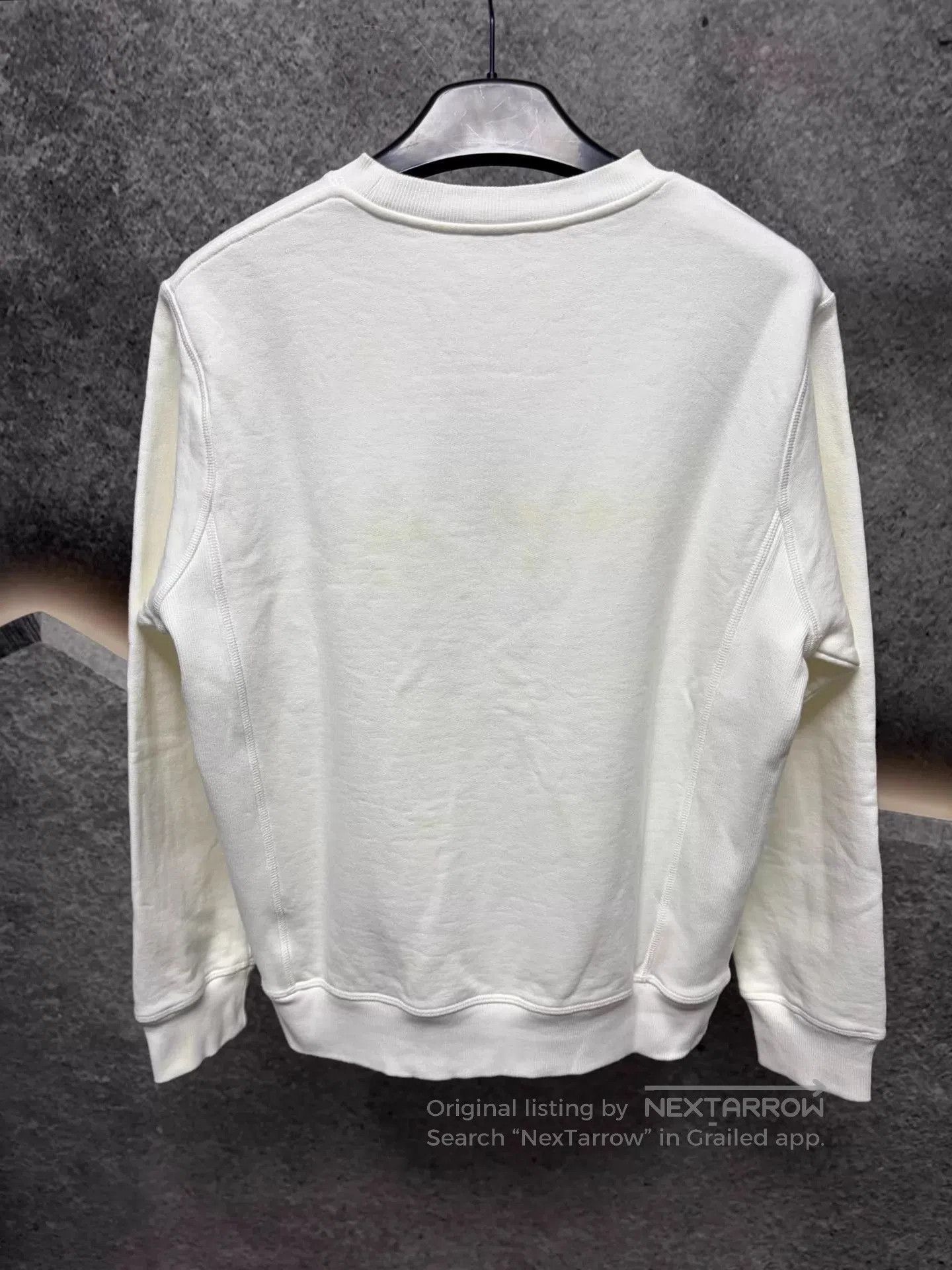 Dior White Floral Embroidered Crewneck Sweatshirt. Size US S / EU 44-46 / 1 - 2 Thumbnail