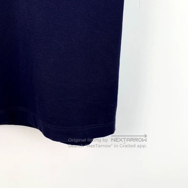 Brunello Cucinelli Brunello Cucinelli Navy blue logo embroidered cotton round Size US S / EU 44-46 / 1 - 4 Thumbnail