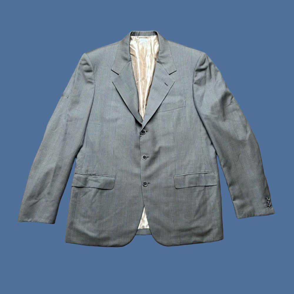 Brioni Brioni Glen Plaid Sport Coat Jacket 100% Wool Mens 42R Brown Notch Single-Breasted 3-Button Blazer Italy Wool Jacket Coat Crew Neck Plain Size 42R - 1 Thumbnail
