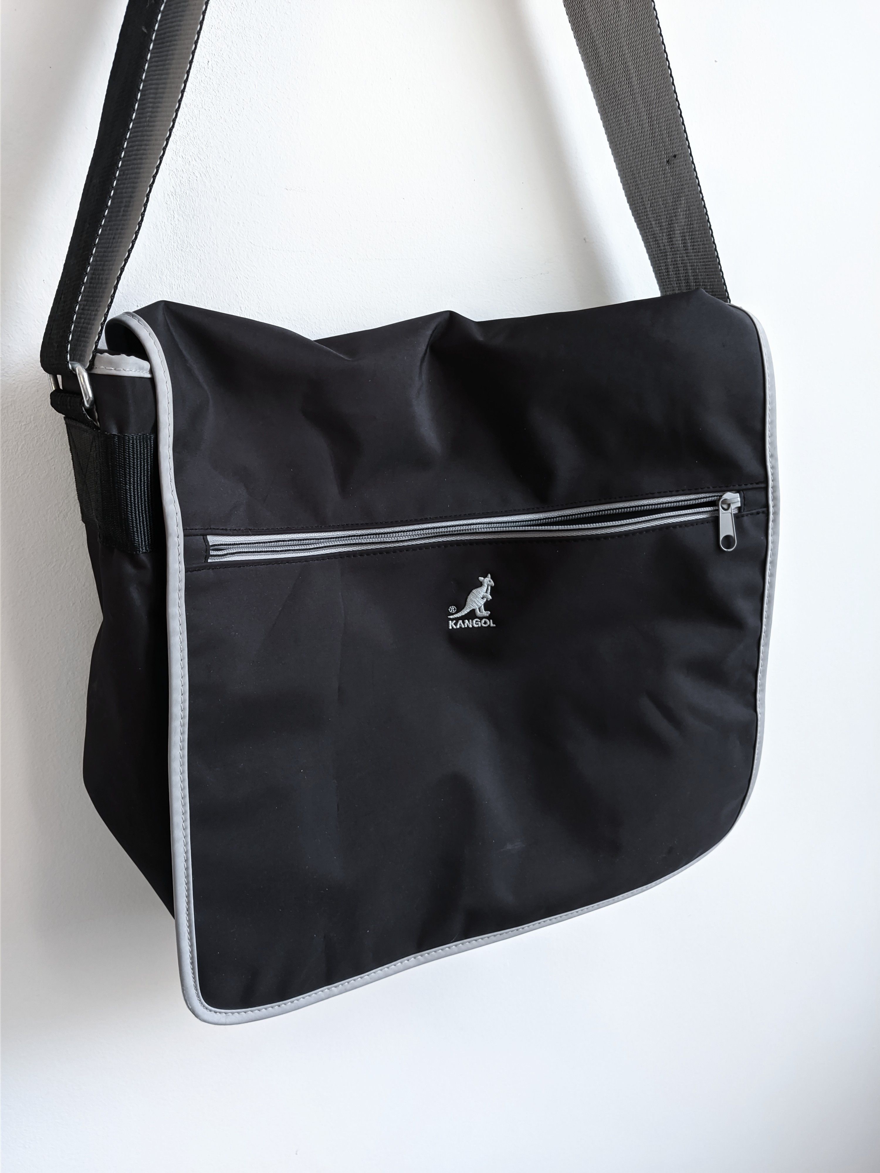 Kangol Kangol shoulder bag black y2k Size ONE SIZE - 2 Thumbnail
