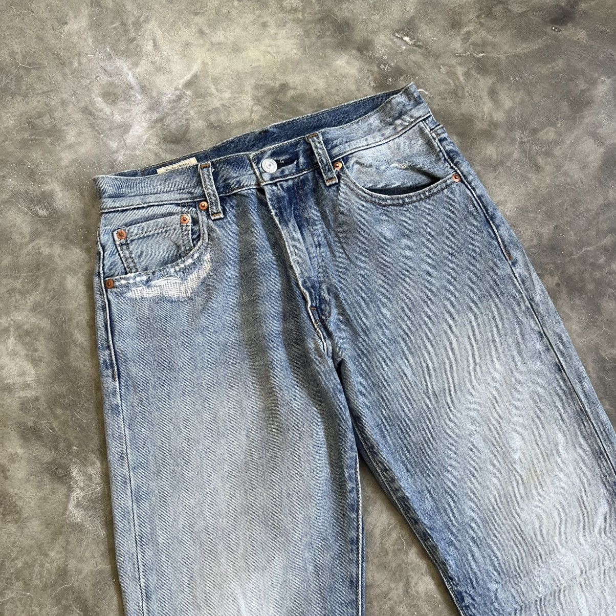 Levi's Vintage Levi’s 551 Z Big E Straight fit Jeans Size US 28 / EU 44 - 3 Thumbnail
