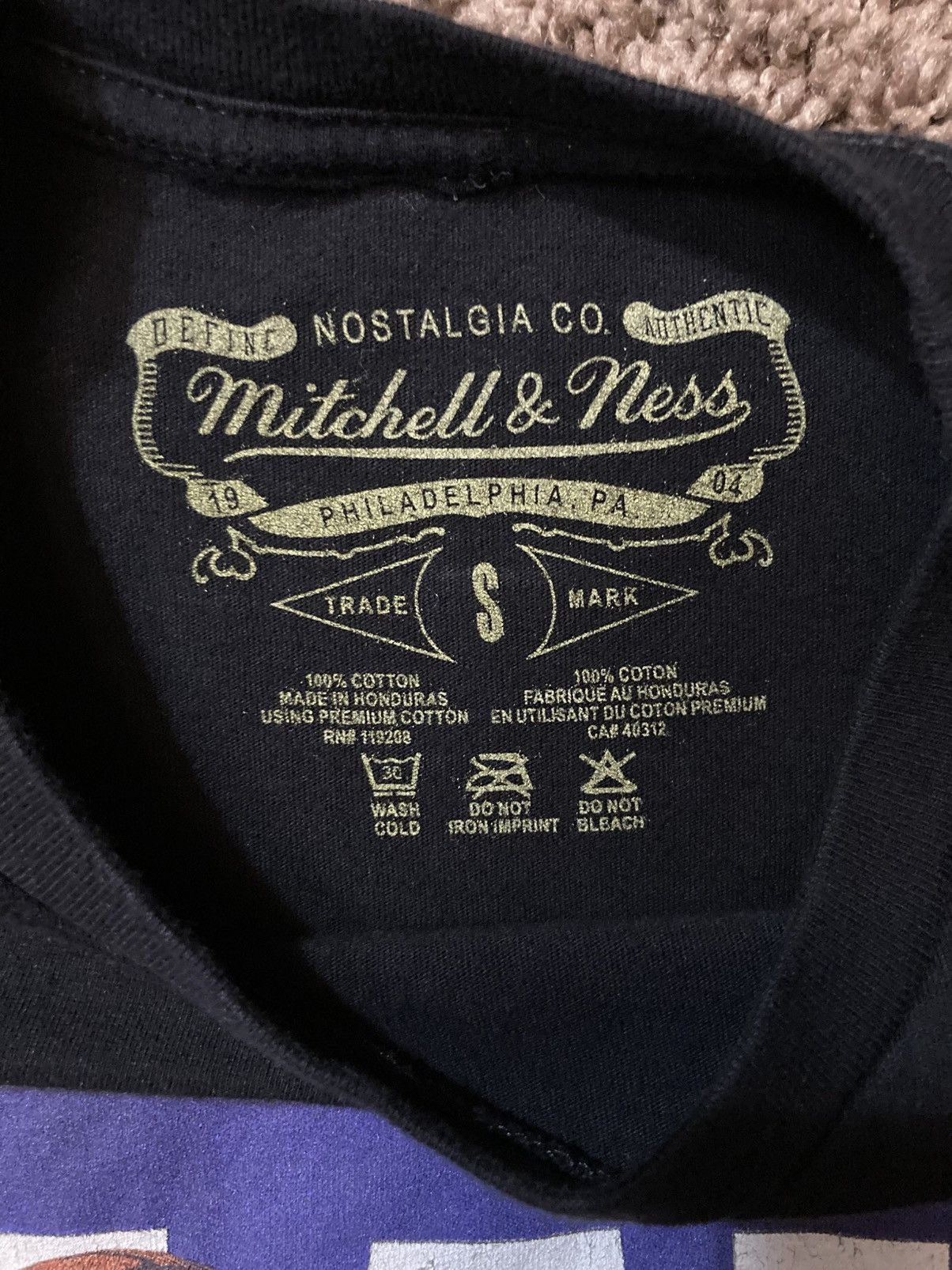 Designer × Vintage Mitchell & Ness Allen Iverson MENS Size S Sixers 97 Tshirt Size US S / EU 44-46 / 1 - 8 Thumbnail