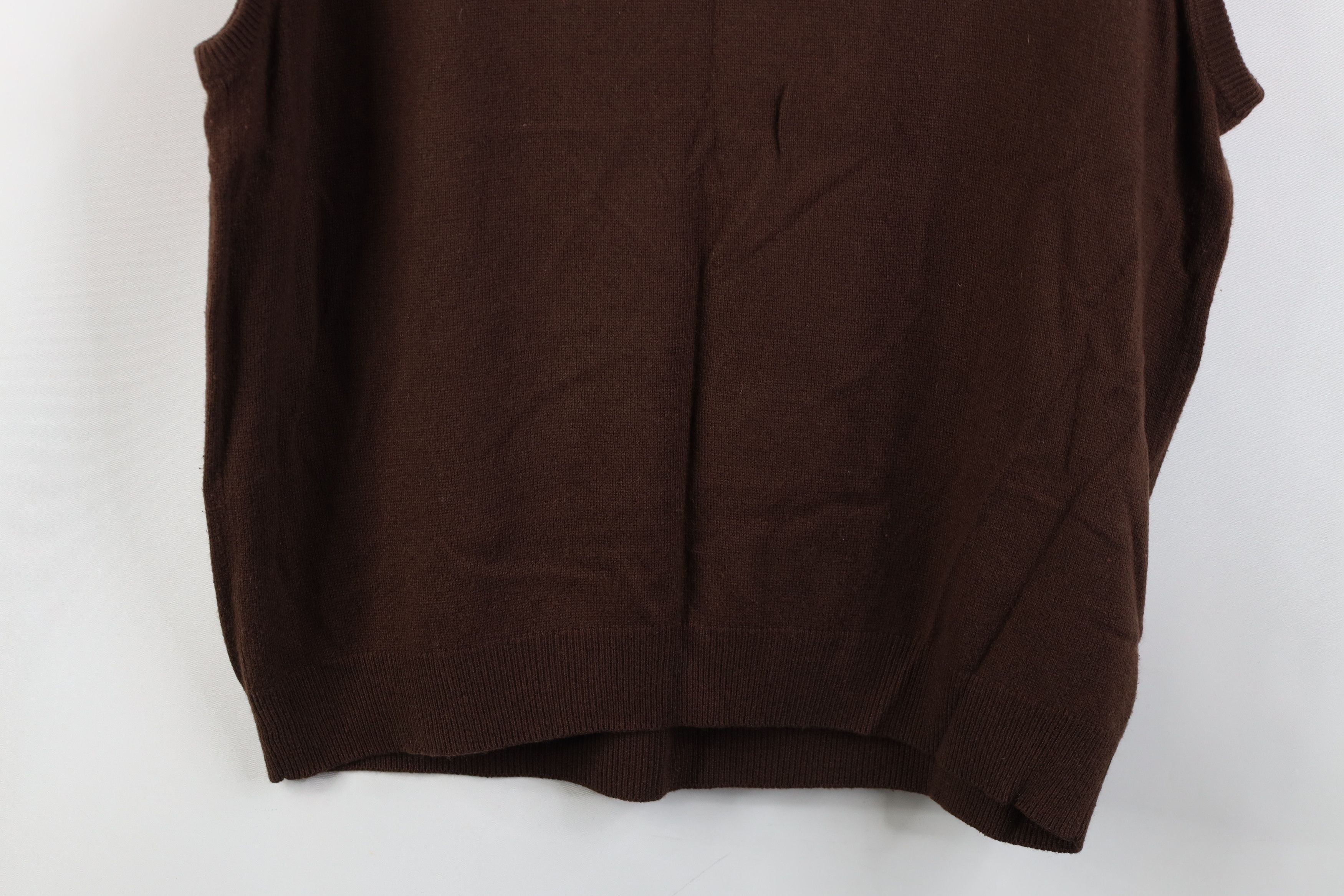 Vintage Vintage Y2K Streetwear Silk Cashmere Knit Sweater Vest Size US L / EU 52-54 / 3 - 9 Thumbnail