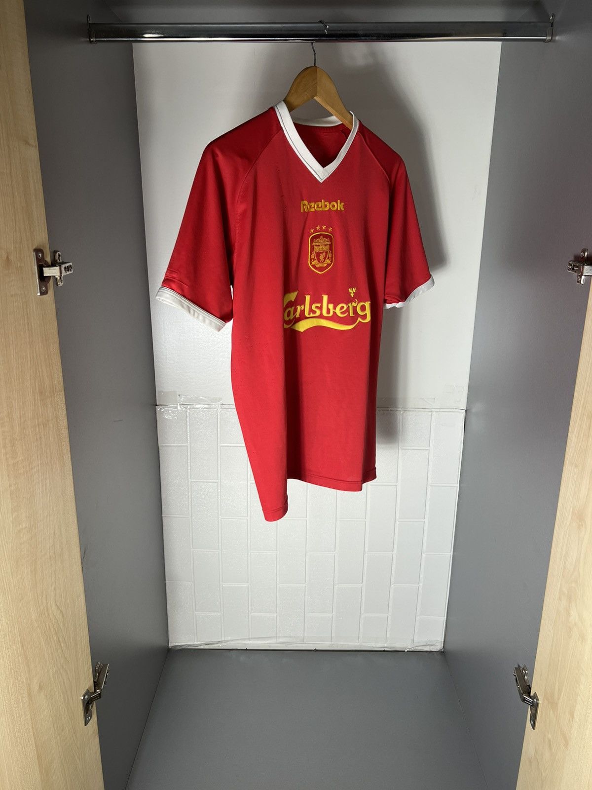 Reebok VINTAGE REEBOK FC LIVERPOOL ENGLAND SOCCER JERSEY RETRO 90s Size US M / EU 48-50 / 2 - 5 Thumbnail