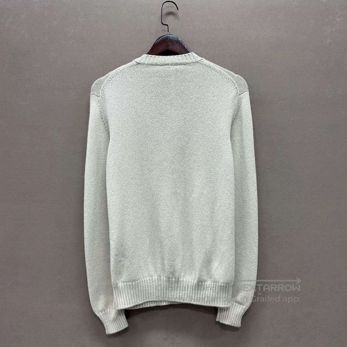 Loro Piana Beige Cable Knit Crewneck Sweater. Size US M / EU 48-50 / 2 - 2 Thumbnail