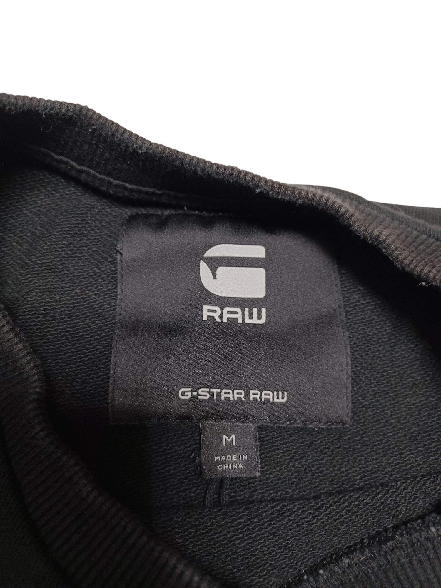 G-Star G STAR RAW BIGLOGO BLACK SWEATSHIRT JAPANESE DESIGNER Size US M / EU 48-50 / 2 - 4 Thumbnail