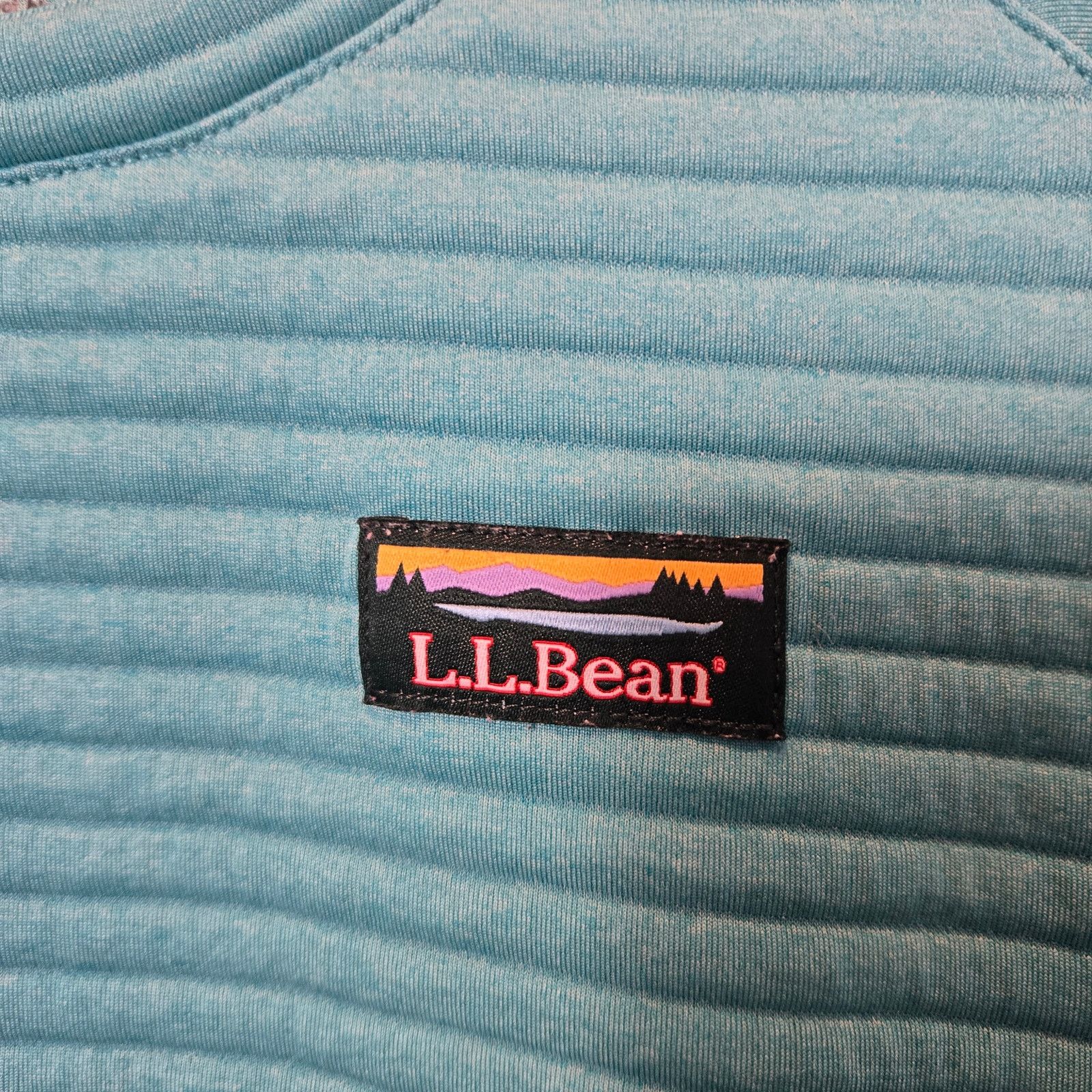 L.L. Bean L. L. Bean Airlight Ribbed Pullover Crew Neck Women's S teal Size S / US 4 / IT 40 - 4 Thumbnail