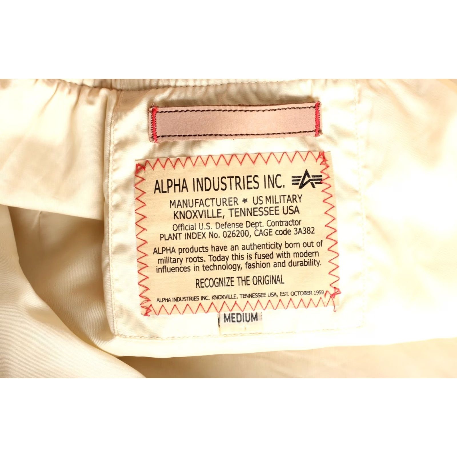 Alpha Industries ALPHA INDUSTRIES MA-1 Flight Bomber Jacket Men M Beige Regular Size M Jacket Mens Size US M / EU 48-50 / 2 - 7 Thumbnail