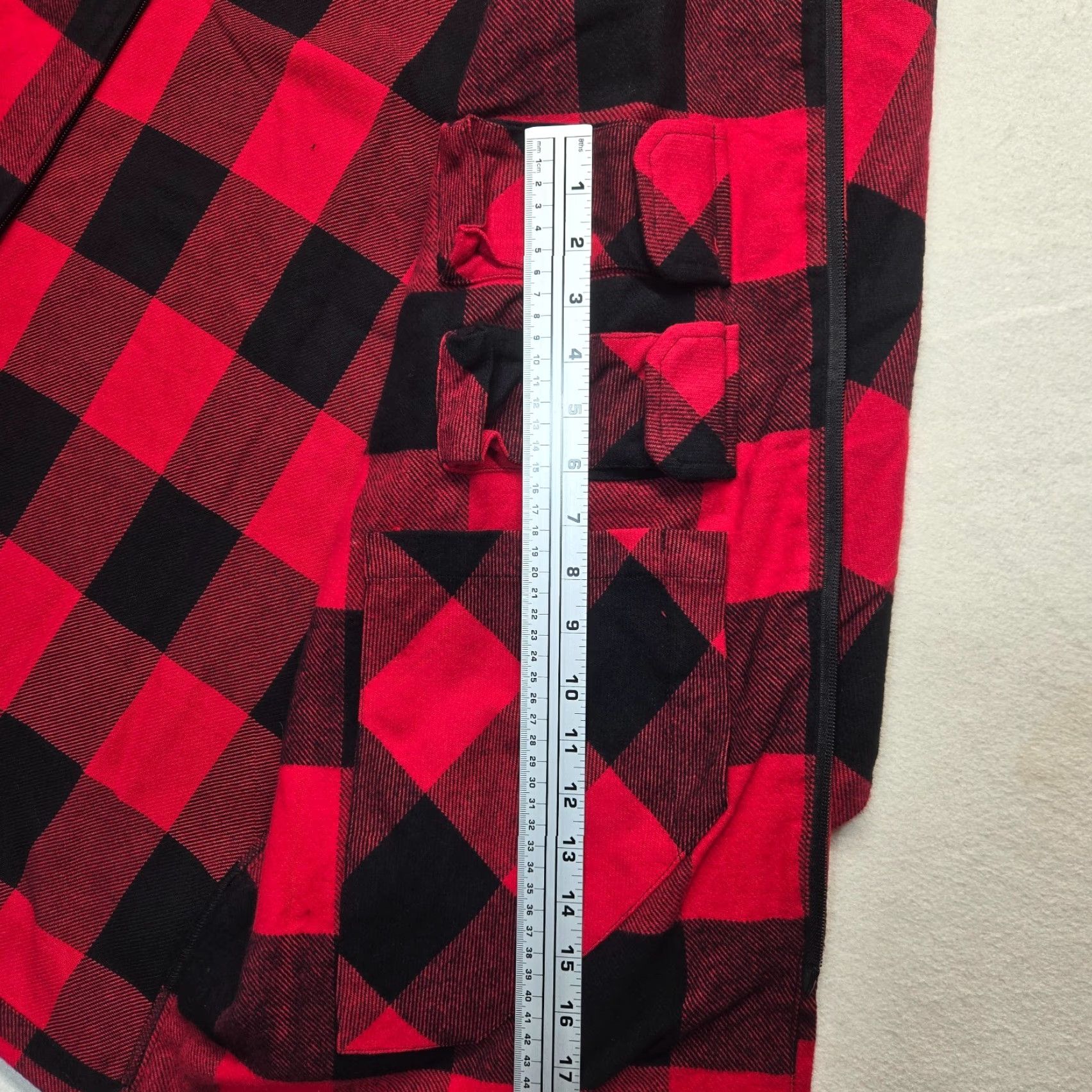Rothco Rothco Concealed Carry Red Flannel Zip Shirt Buffalo Plaid 2X Big & Tall Jacket Army Pattern Size US XXL / EU 58 / 5 - 6 Thumbnail