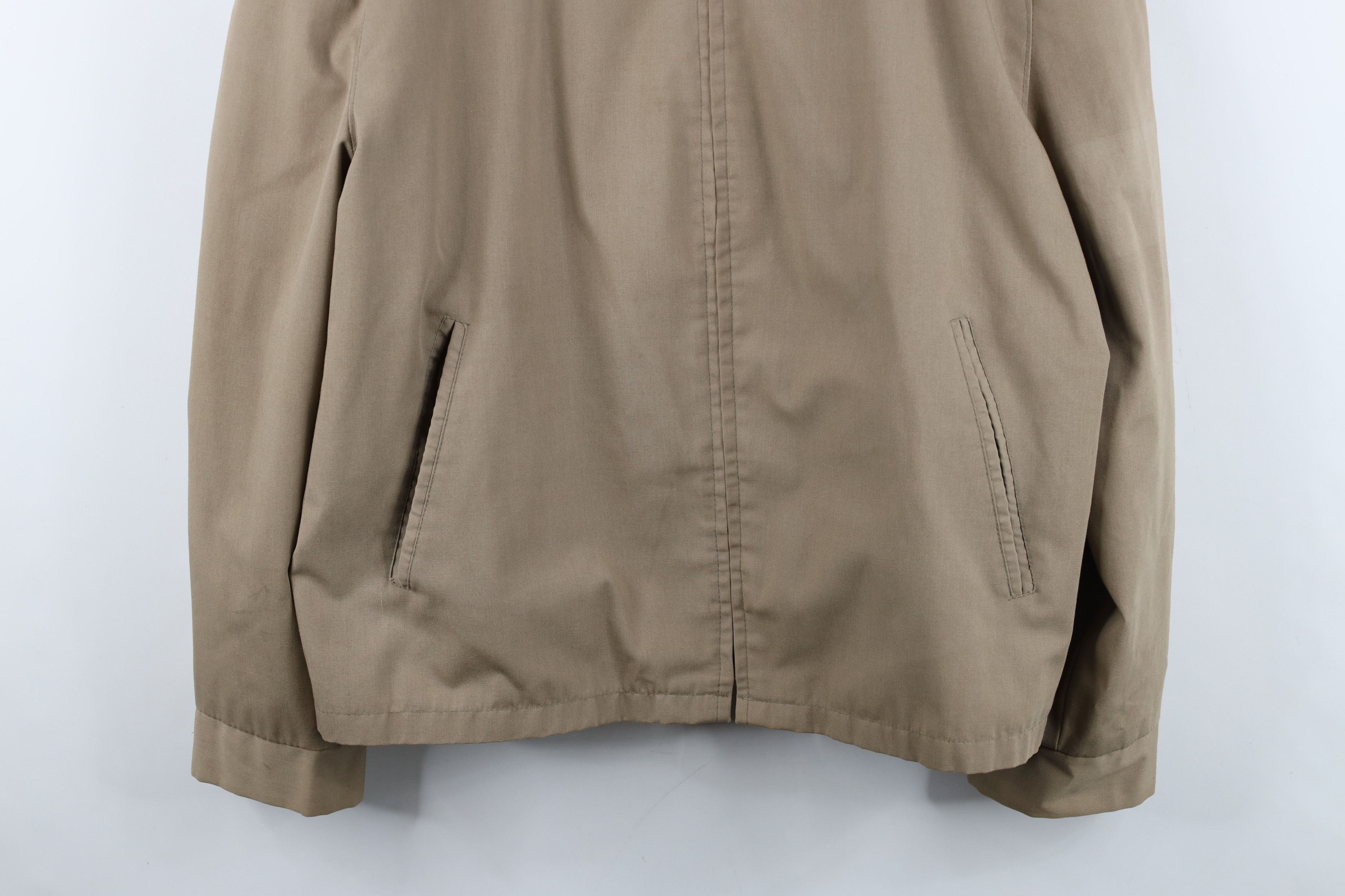 Vintage Vintage 70s Streetwear Cafe Racer Bomber Jacket Beige USA Size US XXL / EU 58 / 5 - 3 Thumbnail