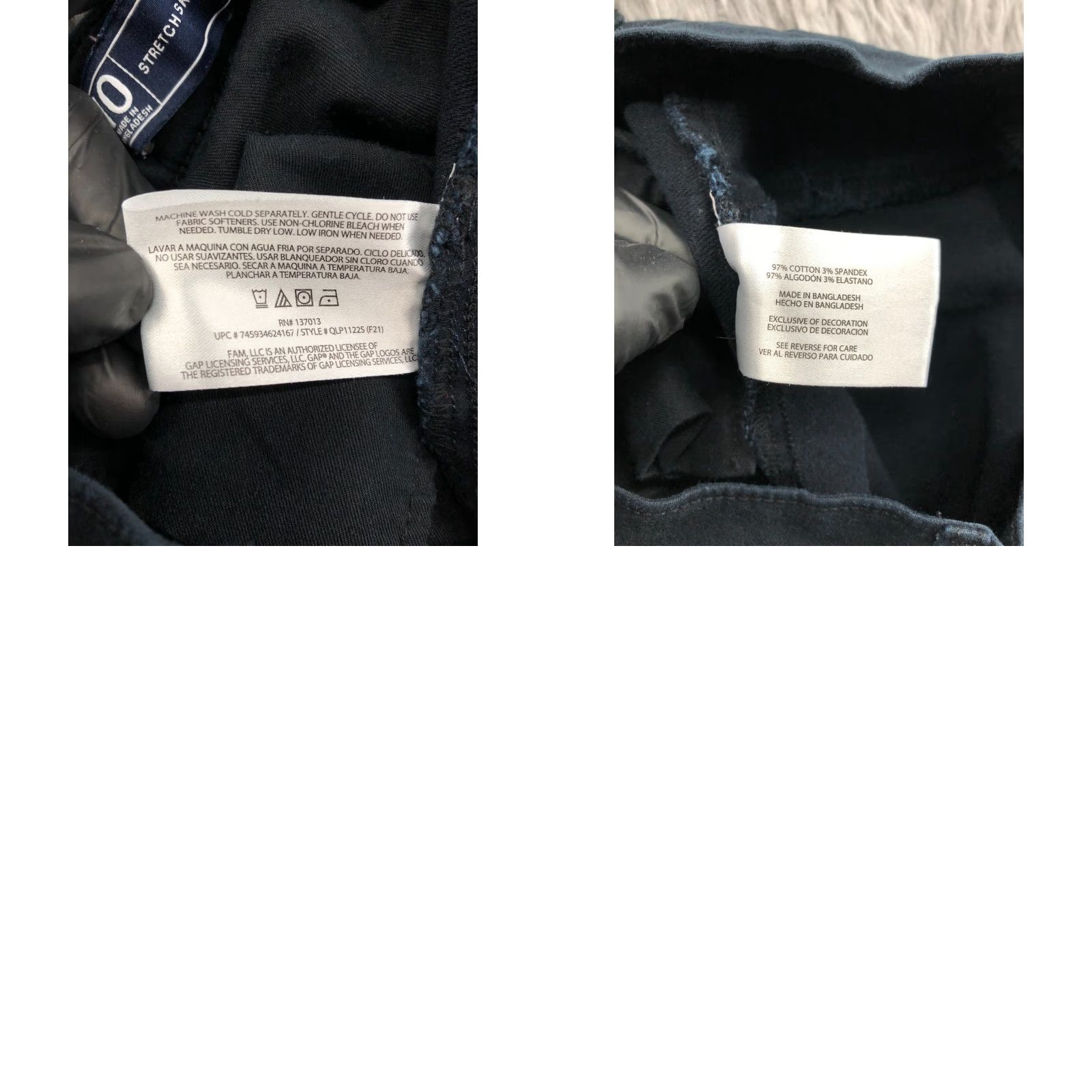 Gap Gap Pants Womens Size 10 Skinny Ankle Black Stretch Size 32" / US 10 / IT 46 - 9 Thumbnail
