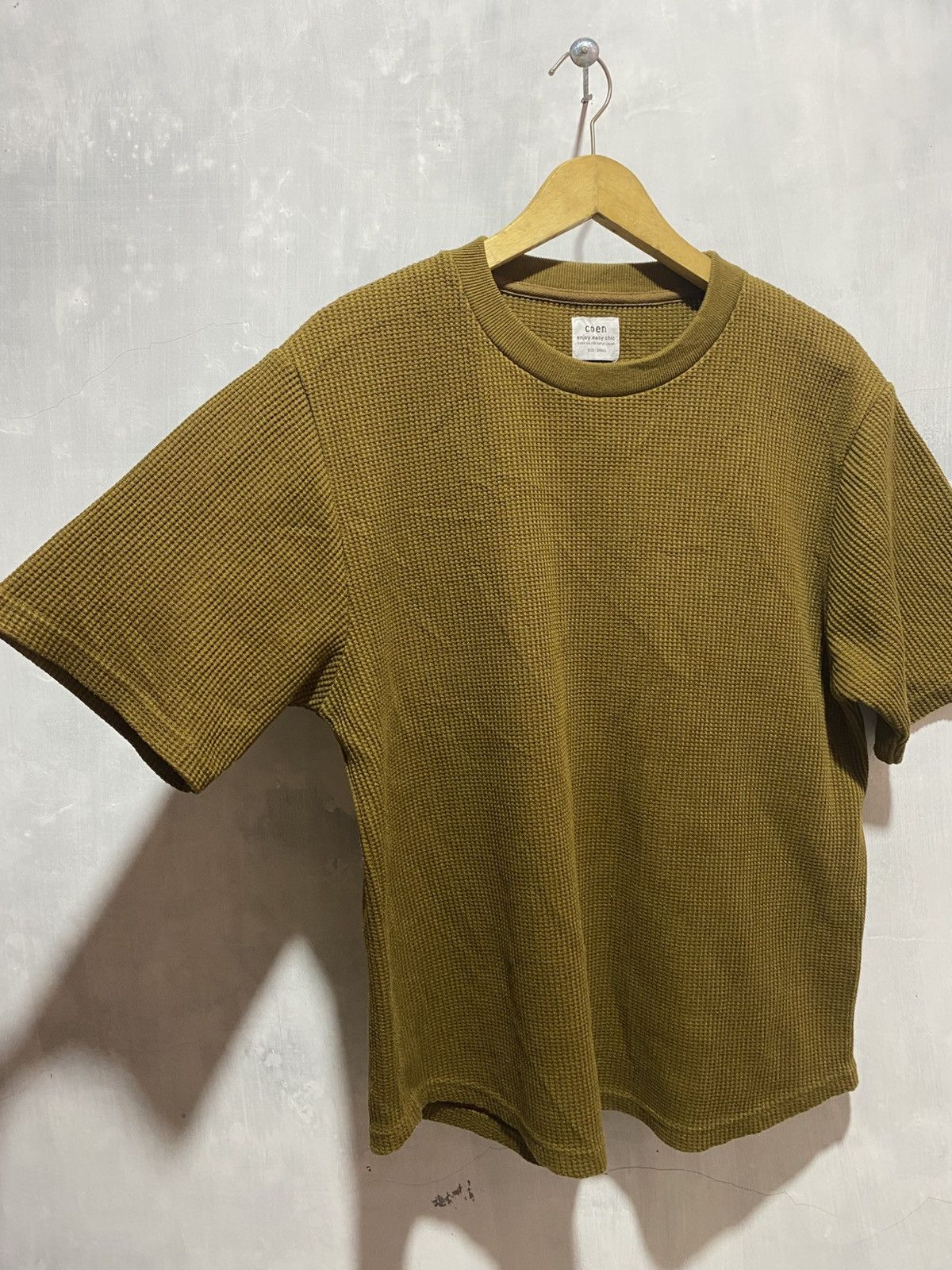 Japanese Brand Coen co.ltd tokyo japan heavy waffle tshirt Size US M / EU 48-50 / 2 - 2 Thumbnail