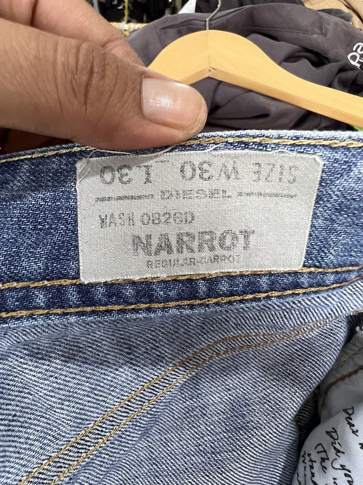 Diesel 🔥Vintage Diesel Industry Cropped Distressed Denim Size US 33 - 14 Thumbnail