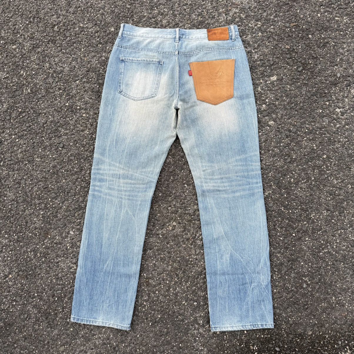 Indian Motorcycle Indian motorcyle jean denim Light wash faded pants Size US 34 / EU 50 - 3 Thumbnail