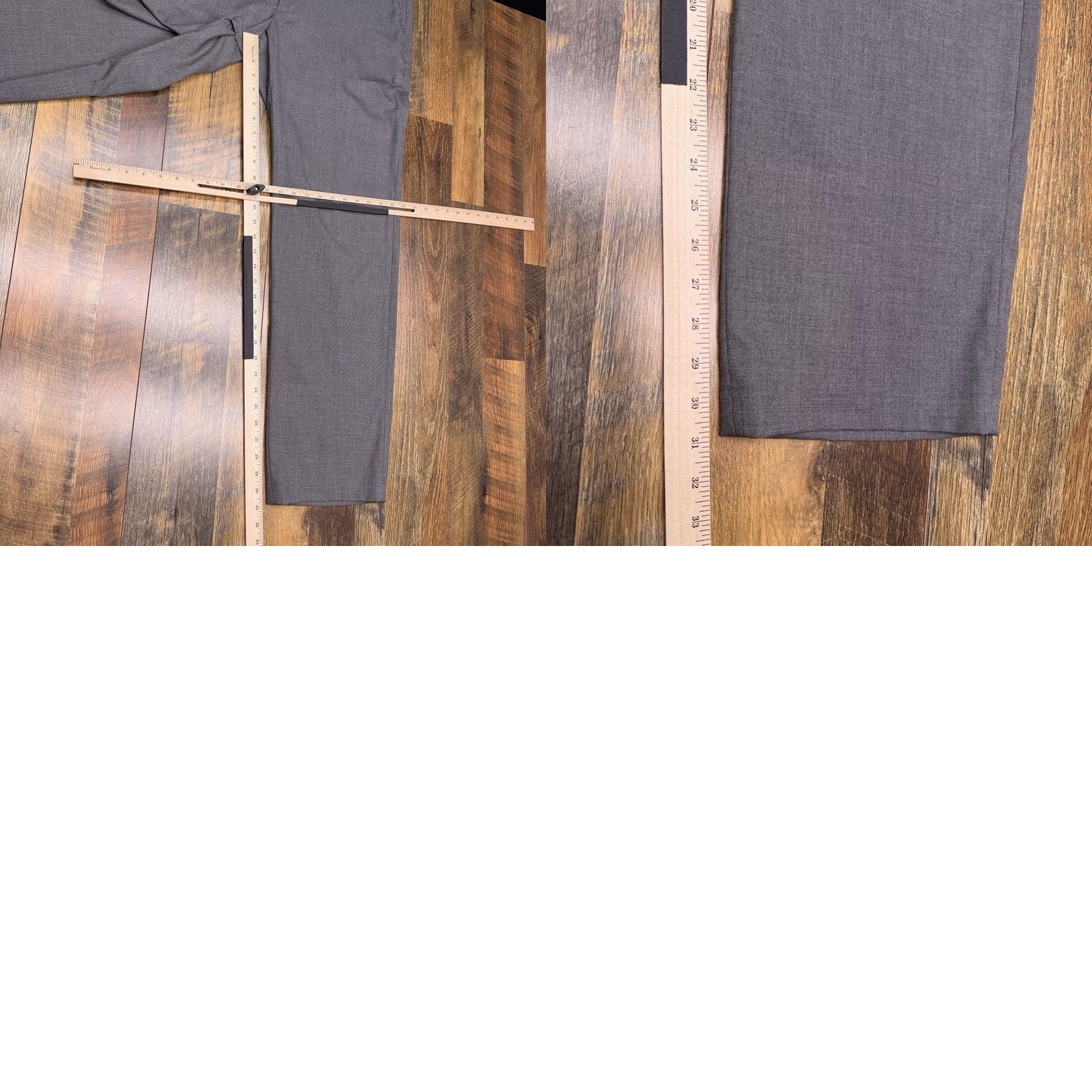 Johnston & Murphy Johnston Murphy Dress Pants Mens 36x32 Gray Regular Fit Mid Rise Stretch New Size US 36 / EU 52 - 9 Thumbnail
