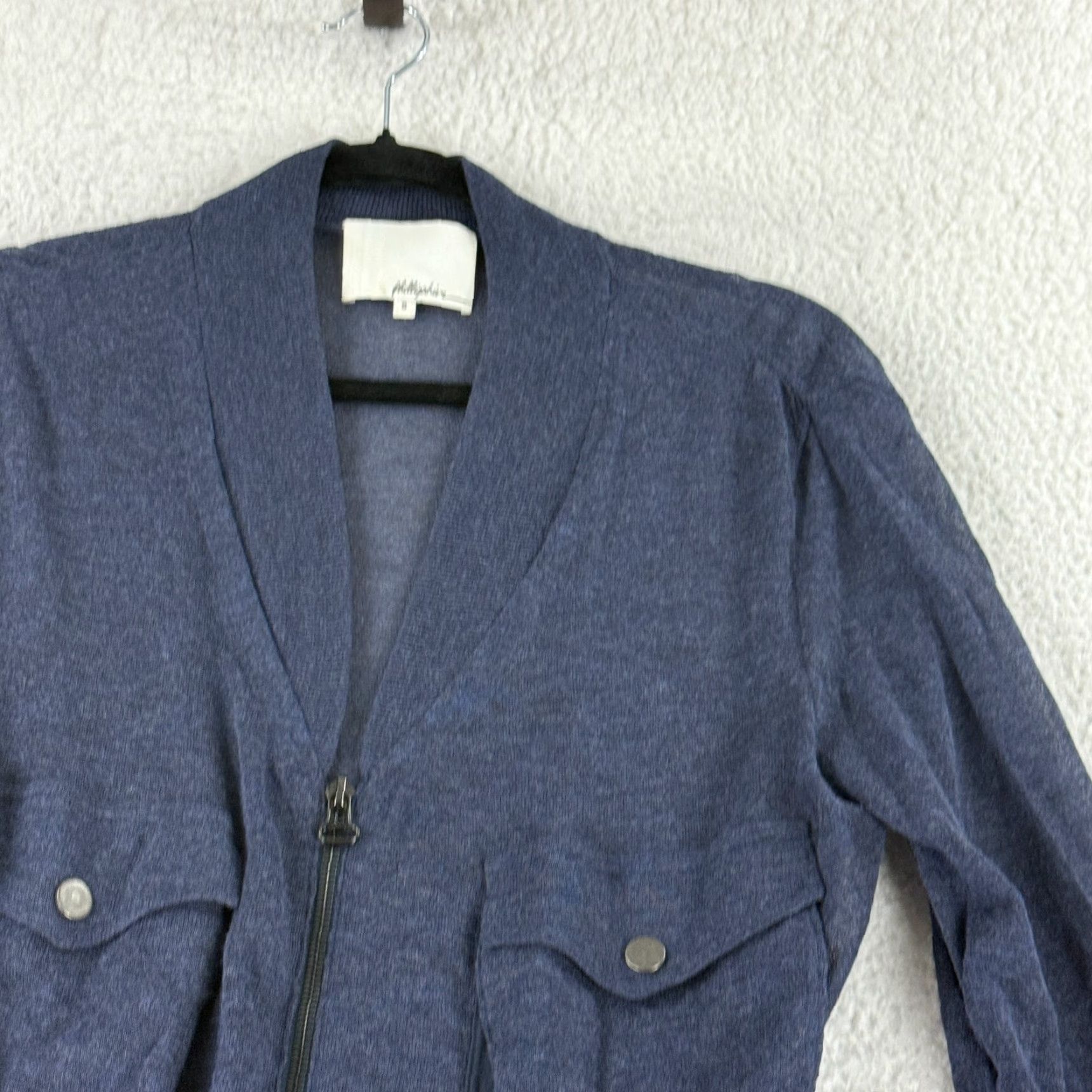 3.1 Phillip Lim **Phillip Lim Blue Belted Cardigan Sweater Womens Small Long Sleeve** User: Phillip Lim Blue Belted Cardigan Sweater Womens Small Long Sleeve Size S / US 4 / IT 40 - 2 Thumbnail
