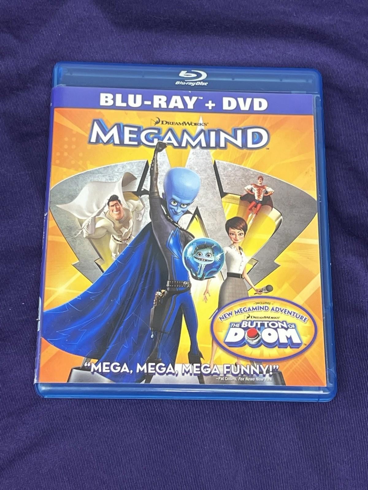 Other MegamindTwo-Disc Blu-ray/DVD Combo - DVD - Very Good Size ONE SIZE - 1 Thumbnail