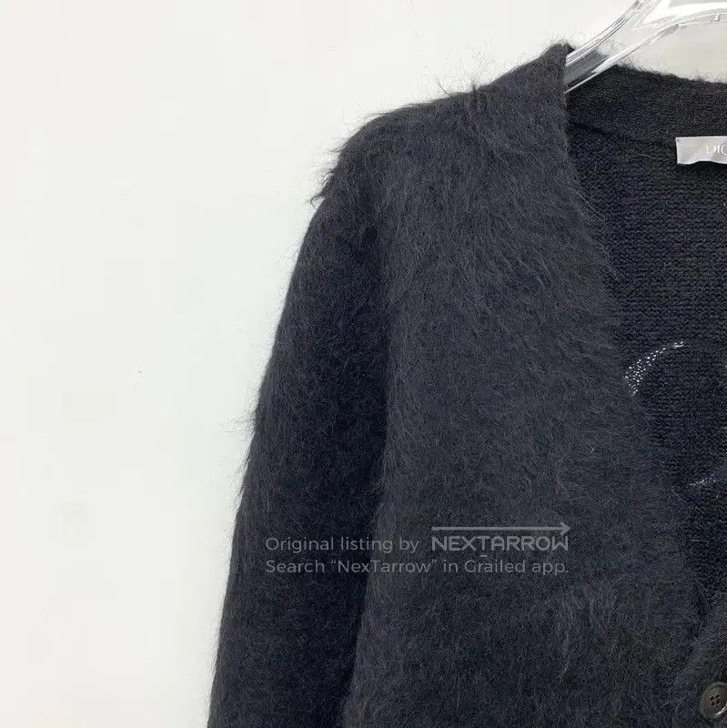 Dior Dior Black Mohair Men's Cardigan Sweater . Size US S / EU 44-46 / 1 - 3 Thumbnail