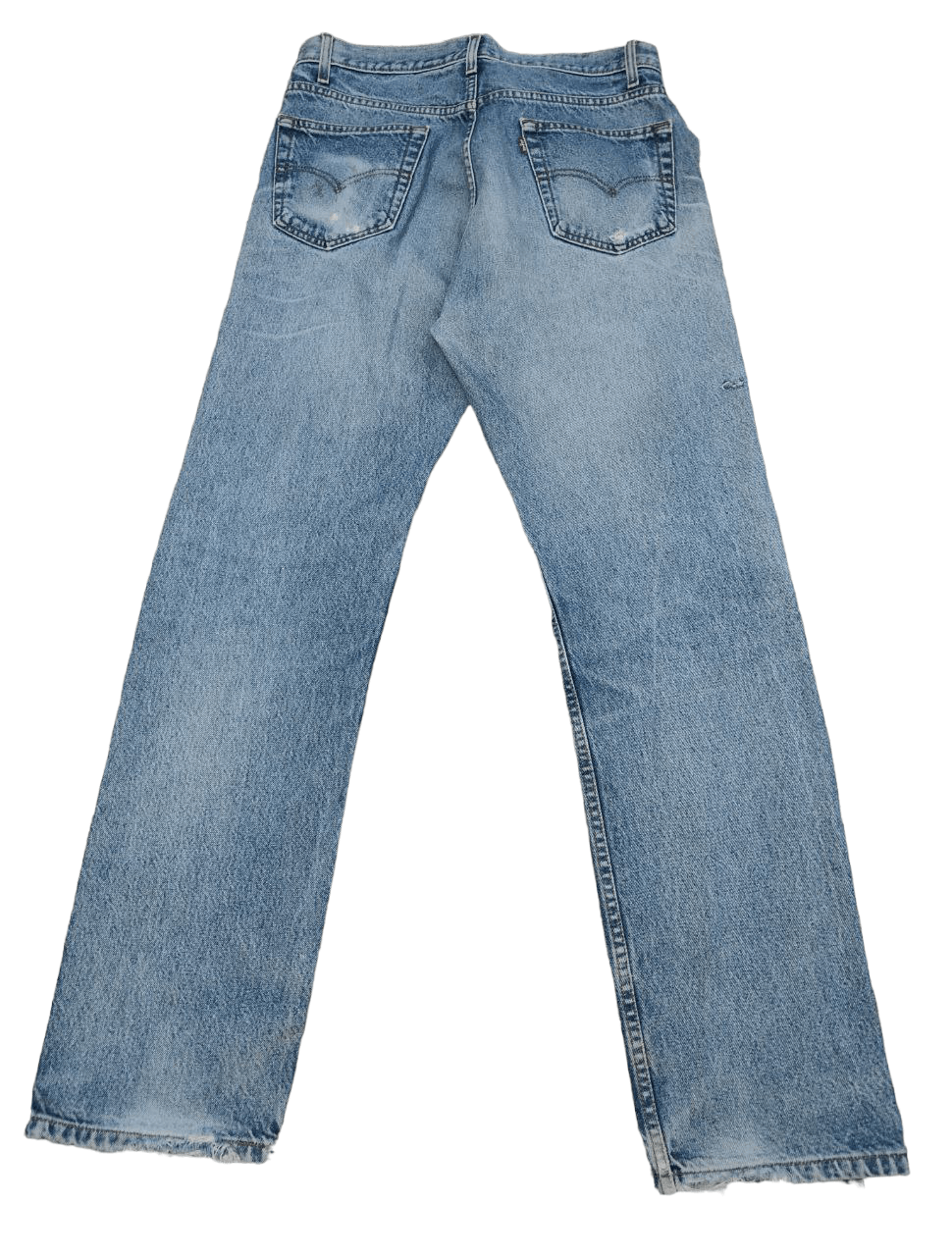 Levi's Vintage Clothing 90s Vintage Levis 505 Distressed Denim Size US 35 - 3 Thumbnail
