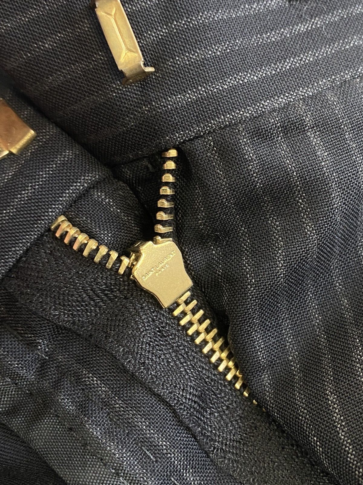 Saint Laurent Paris Saint Laurent SS2017 Anthony Vaccarello Sample Stripe Pants Size 30" / US 8 / IT 44 - 5 Thumbnail
