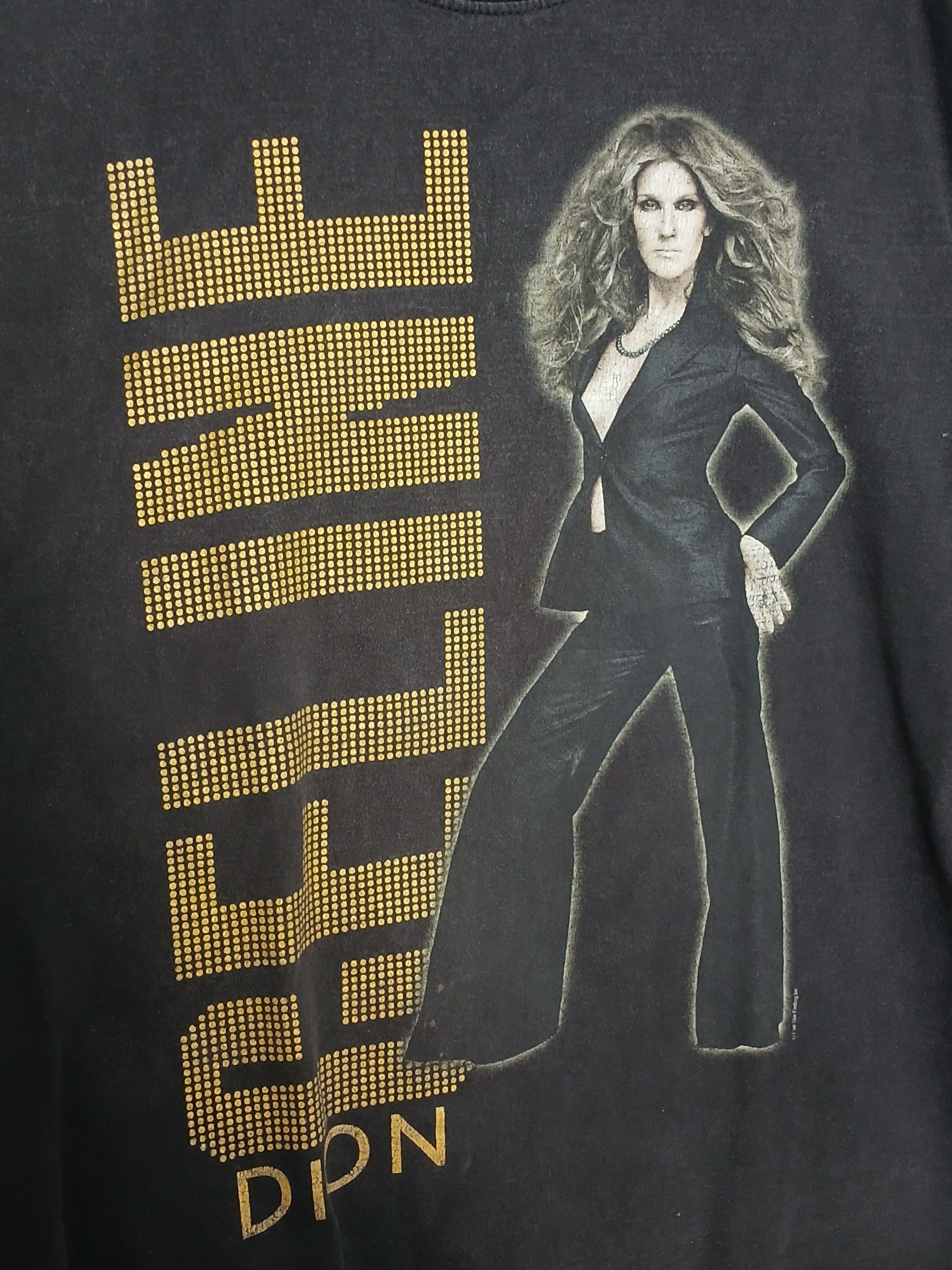 Band Tees Celine Dion World Tour 2008 T-Shirt Size US XL / EU 56 / 4 - 3 Thumbnail