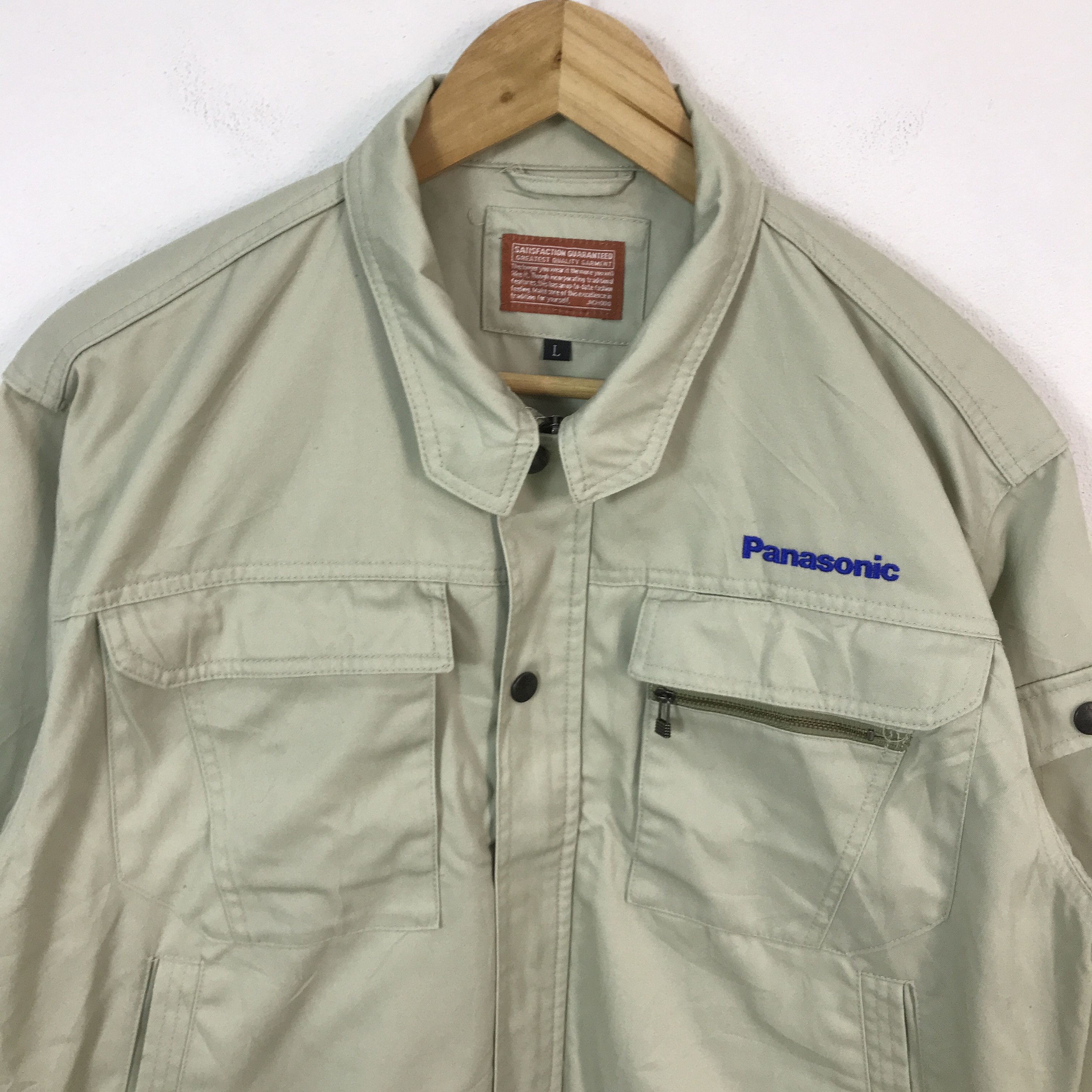 Japanese Brand Vintage Panasonic Japan uniform jacket Size US L / EU 52-54 / 3 - 3 Thumbnail