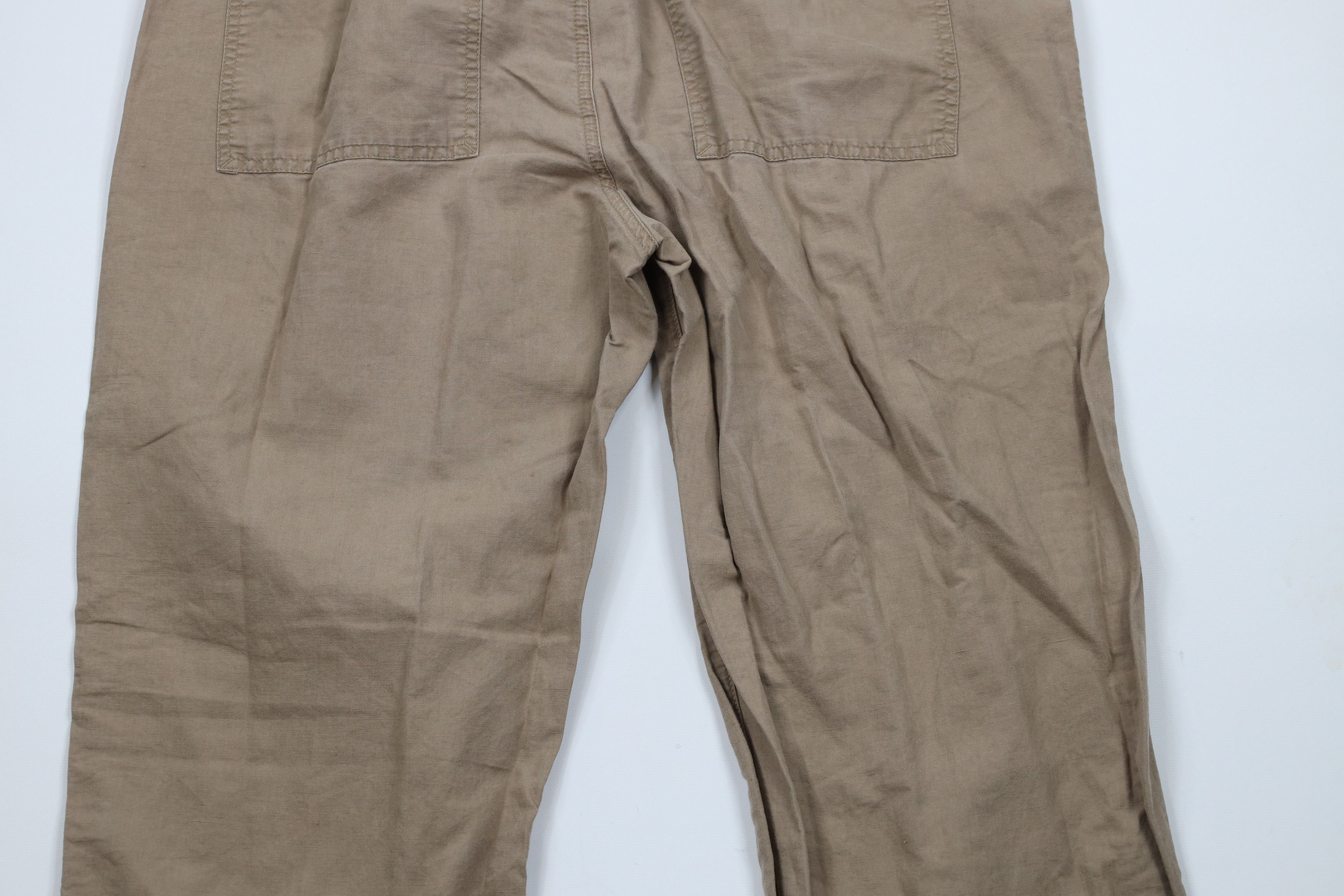 Banana Republic × Vintage Vintage Banana Republic Blend Wide Leg Harem Pants Beige Size US 36 / EU 52 - 10 Thumbnail