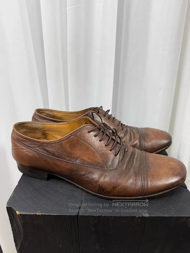 Maison Margiela Maison Margiela Oiled Derby Leather Shoes Size US 10 / EU 43 - 1 Thumbnail