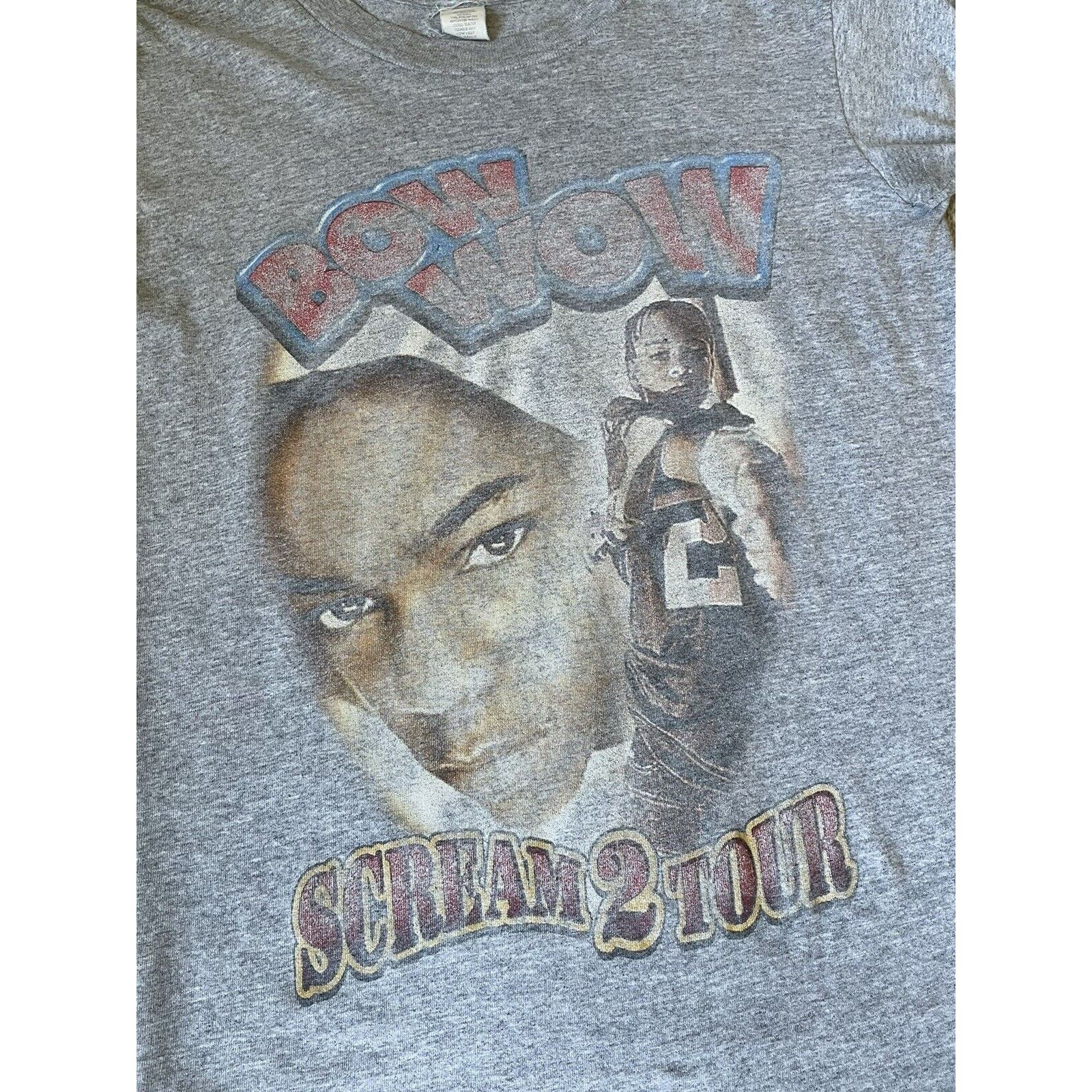 Rap Tees VINTAGE 2001 Lil Bow Wow B2K Rap Tee Small Grey Scream Tour Size US S / EU 44-46 / 1 - 2 Thumbnail