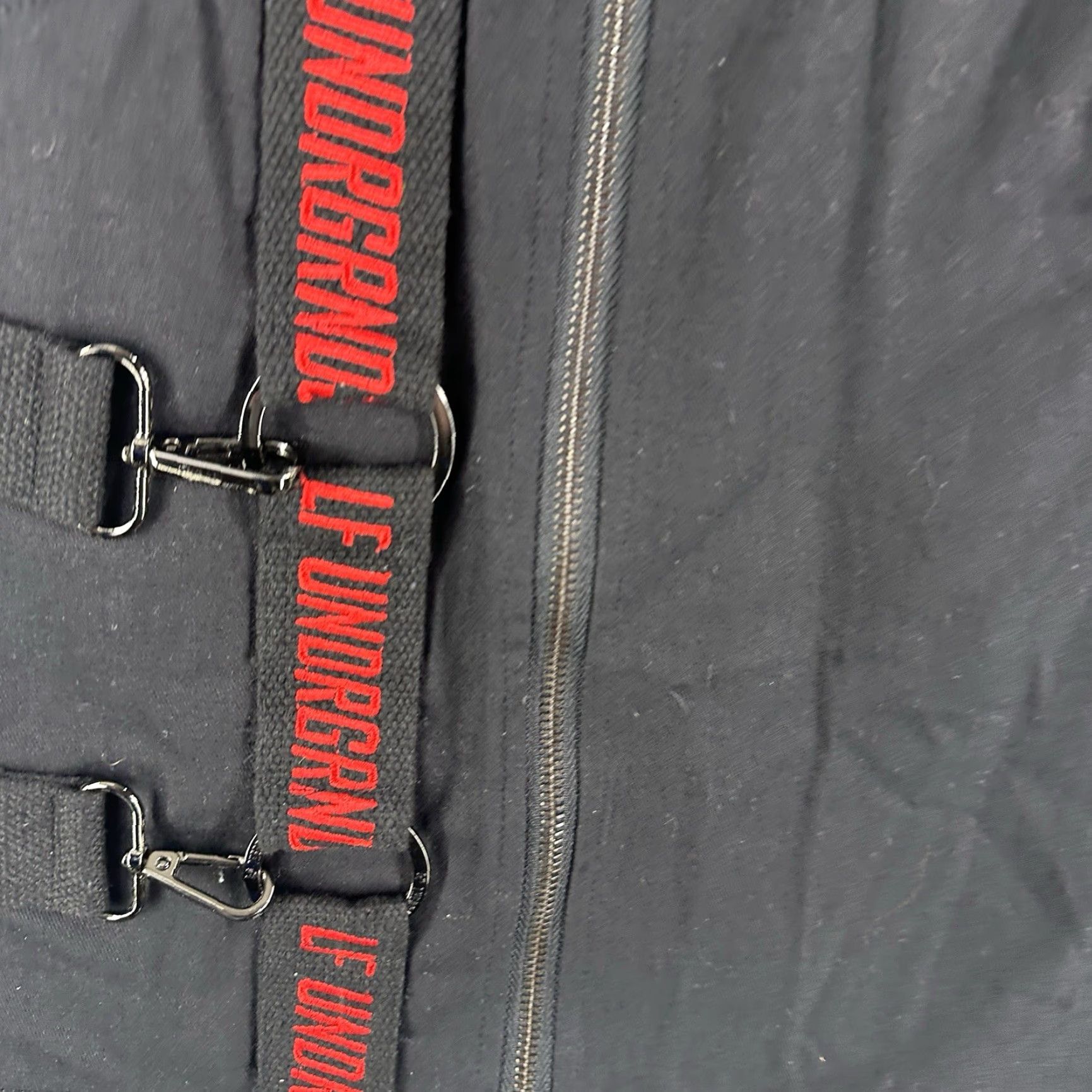 Vintage LF The Brand UndergrounD Skirt Adult Size 4 Black Mini Grunge Dark Academia Y2K Womens Size 27" / US 4 / IT 40 - 3 Thumbnail