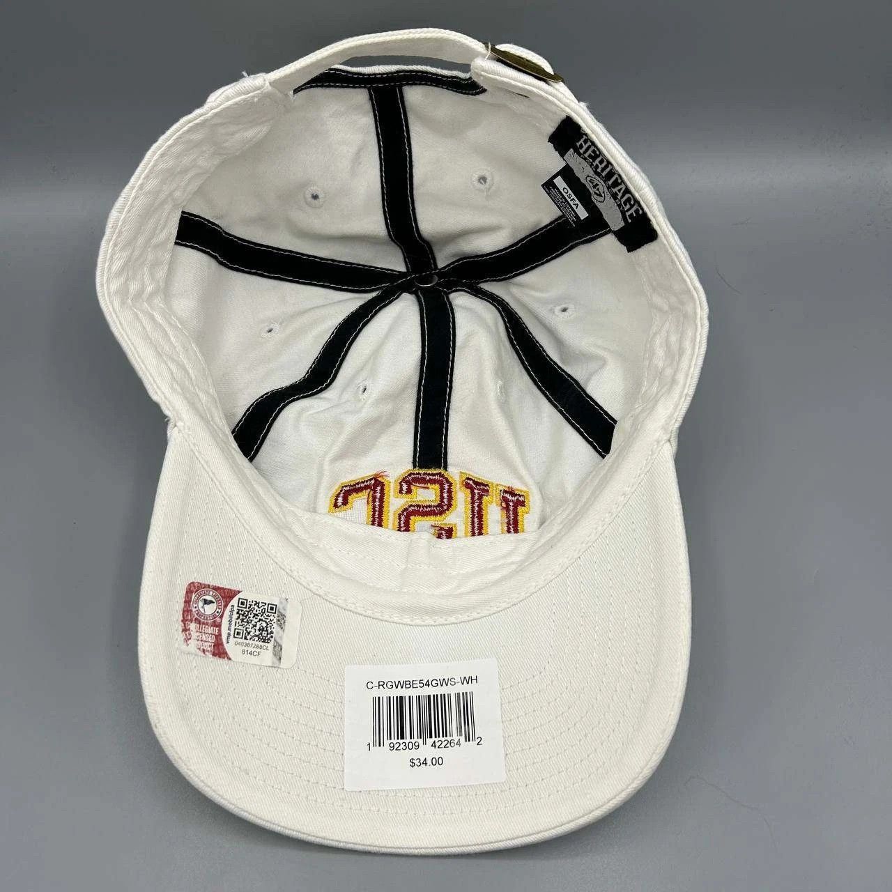 47 Brand USC Trojans Hat Men Heritage Embroidered Strap Back Cotton Size ONE SIZE - 2 Thumbnail