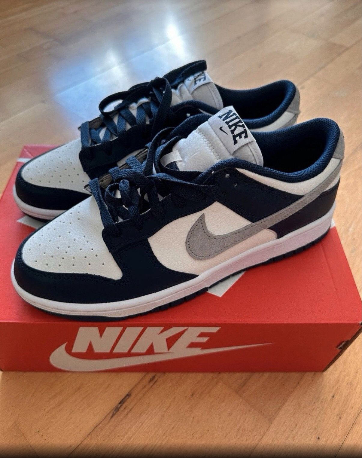 Nike Nike dunk low midnight navy Size US 9.5 / EU 42-43 - 1 Thumbnail