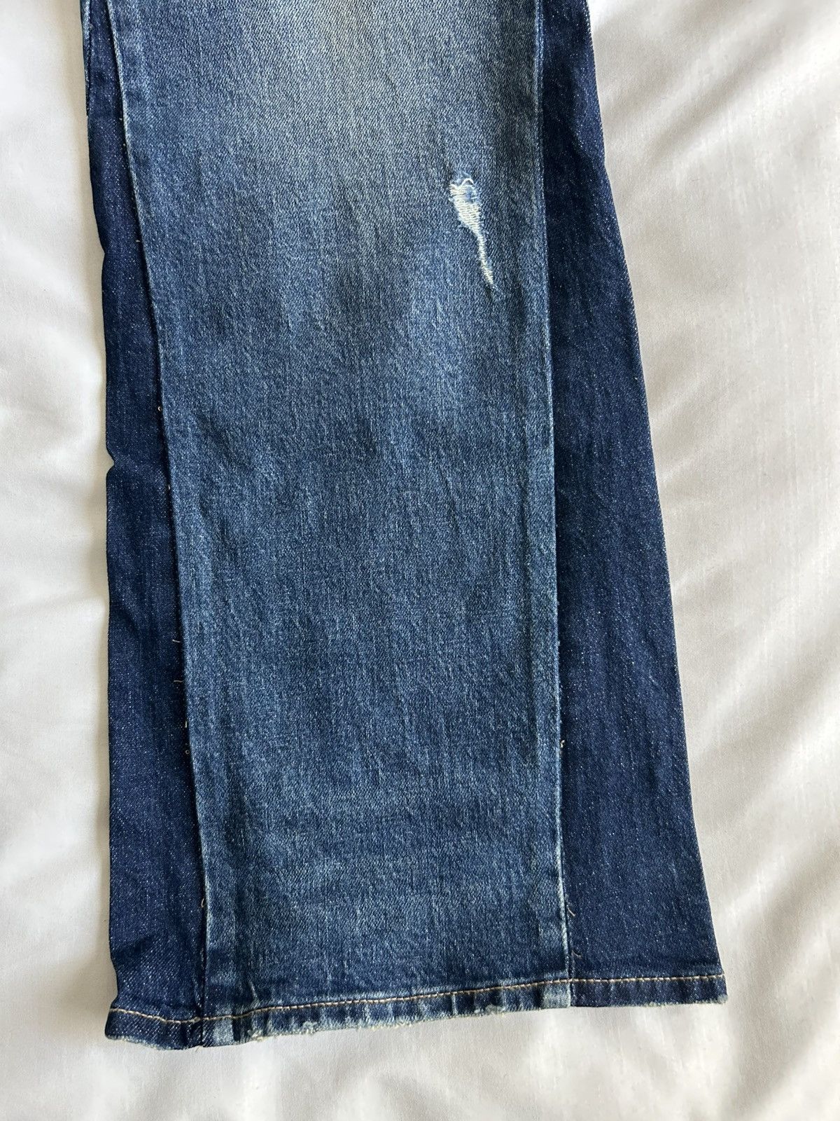 Ksubi Ksubi Indigo Trippie Redd Editions Bronko Trip Spliced Jean Size US 31 - 3 Thumbnail