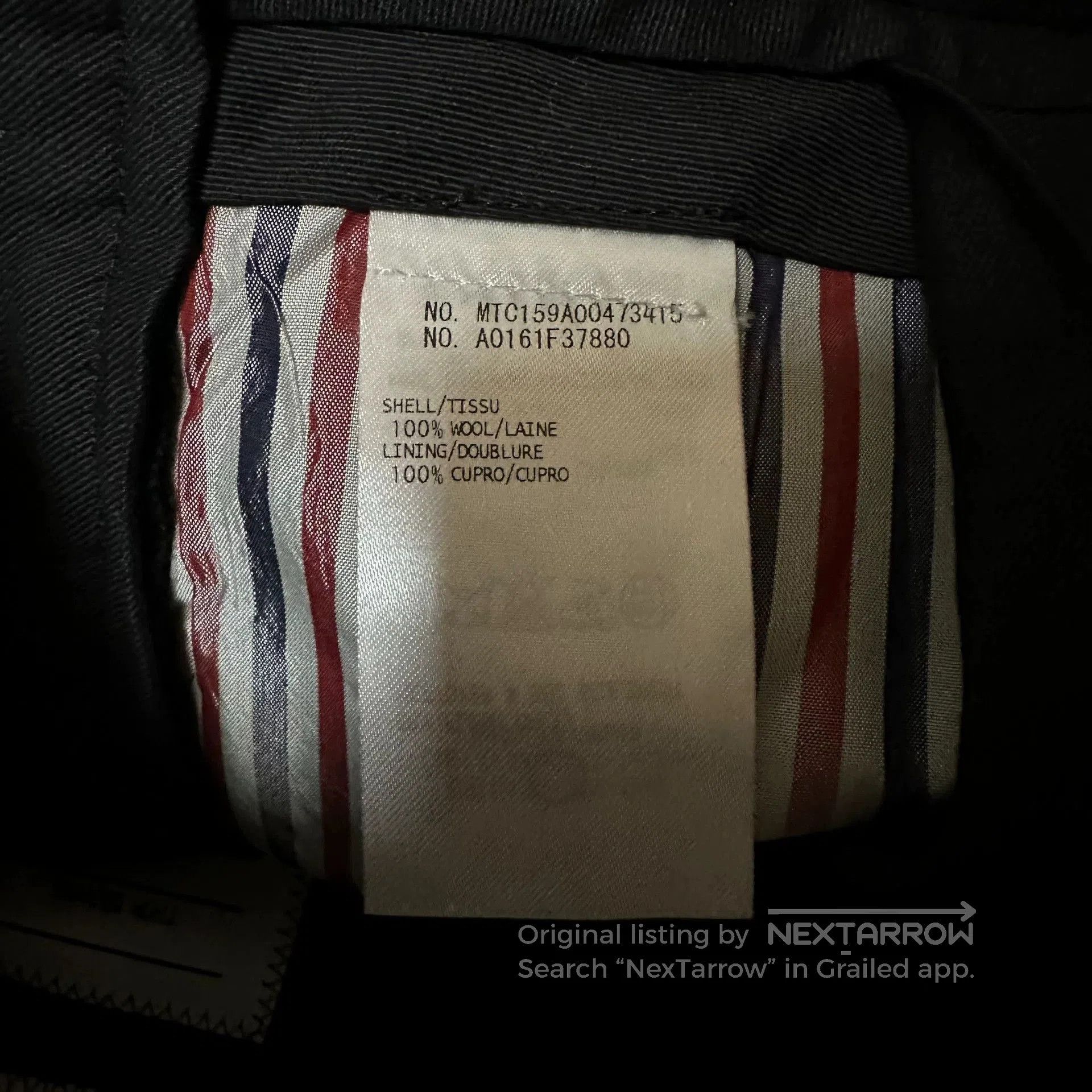 Thom Browne Thom Browne Deep Blue Striped Trousers. Size US 40 / EU 56 - 7 Thumbnail