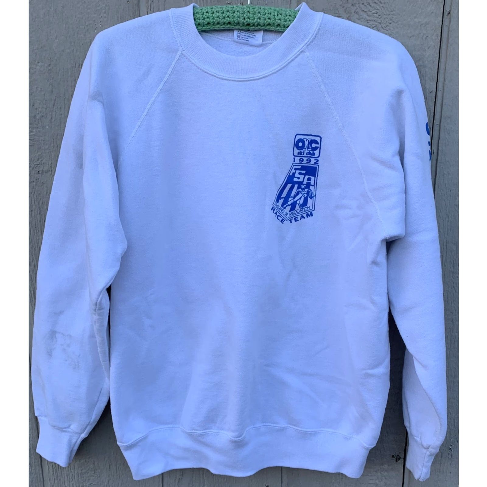 Hanes vintage OKC Ski Club 1992 FSA Flatland Ski Association Race Team sweatshirt Sz L Size US L / EU 52-54 / 3 - 3 Thumbnail