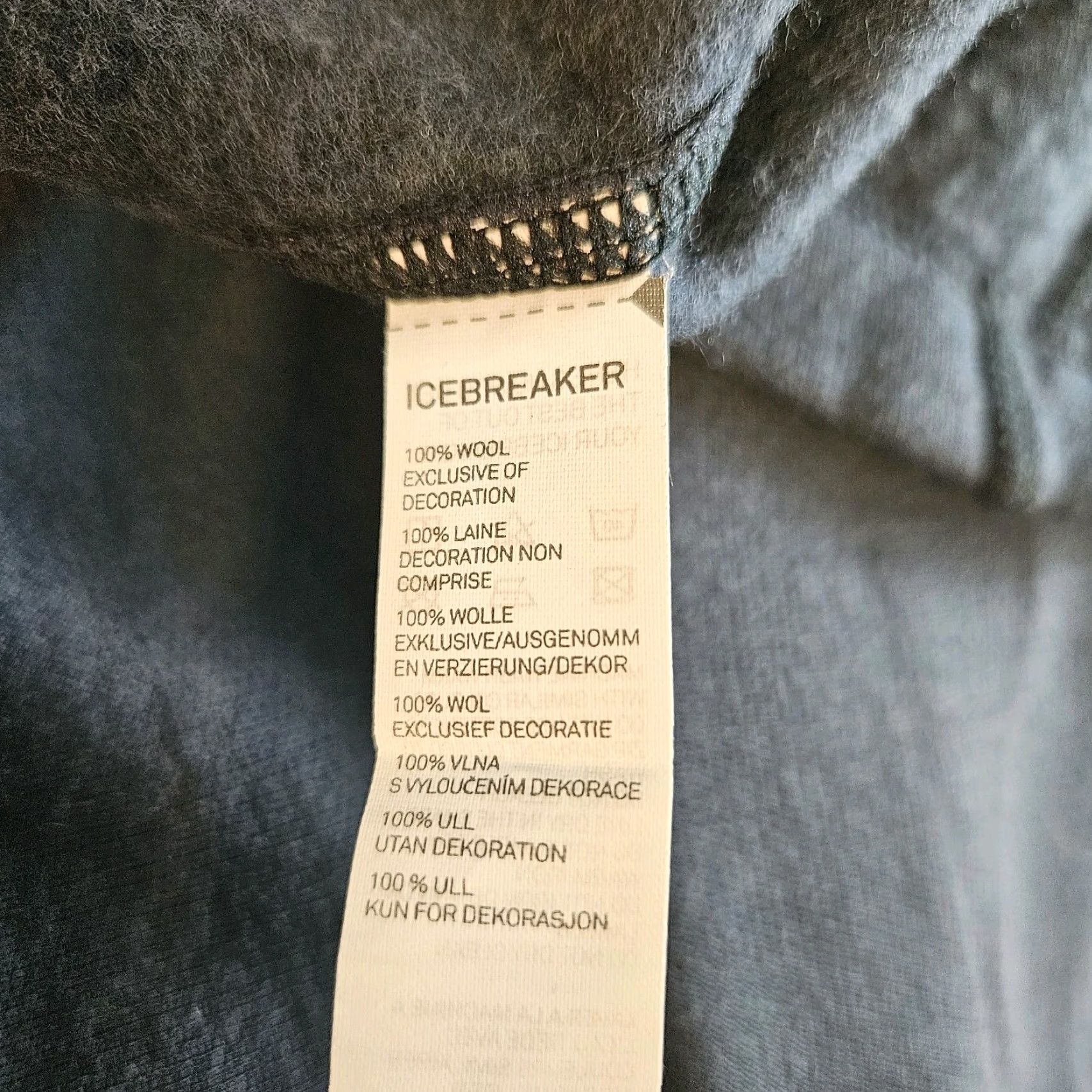 Icebreaker Icebreaker Womens 1/4 Zip Wool Pullover Size Medium Blue Casual, Activewear, Regular, Womens, 1/4 Zip, Solid Wool Pullover Size M / US 6-8 / IT 42-44 - 5 Thumbnail