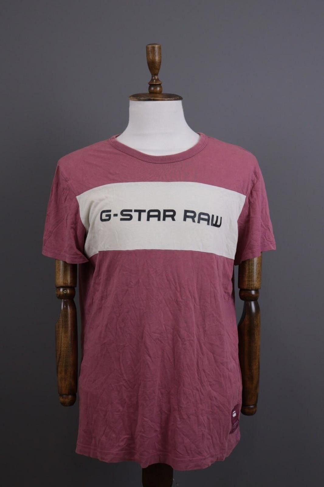 G-Star G-Star Purple Short Sleeve Big Logp T-Shirt Size L Size US L / EU 52-54 / 3 - 1 Thumbnail