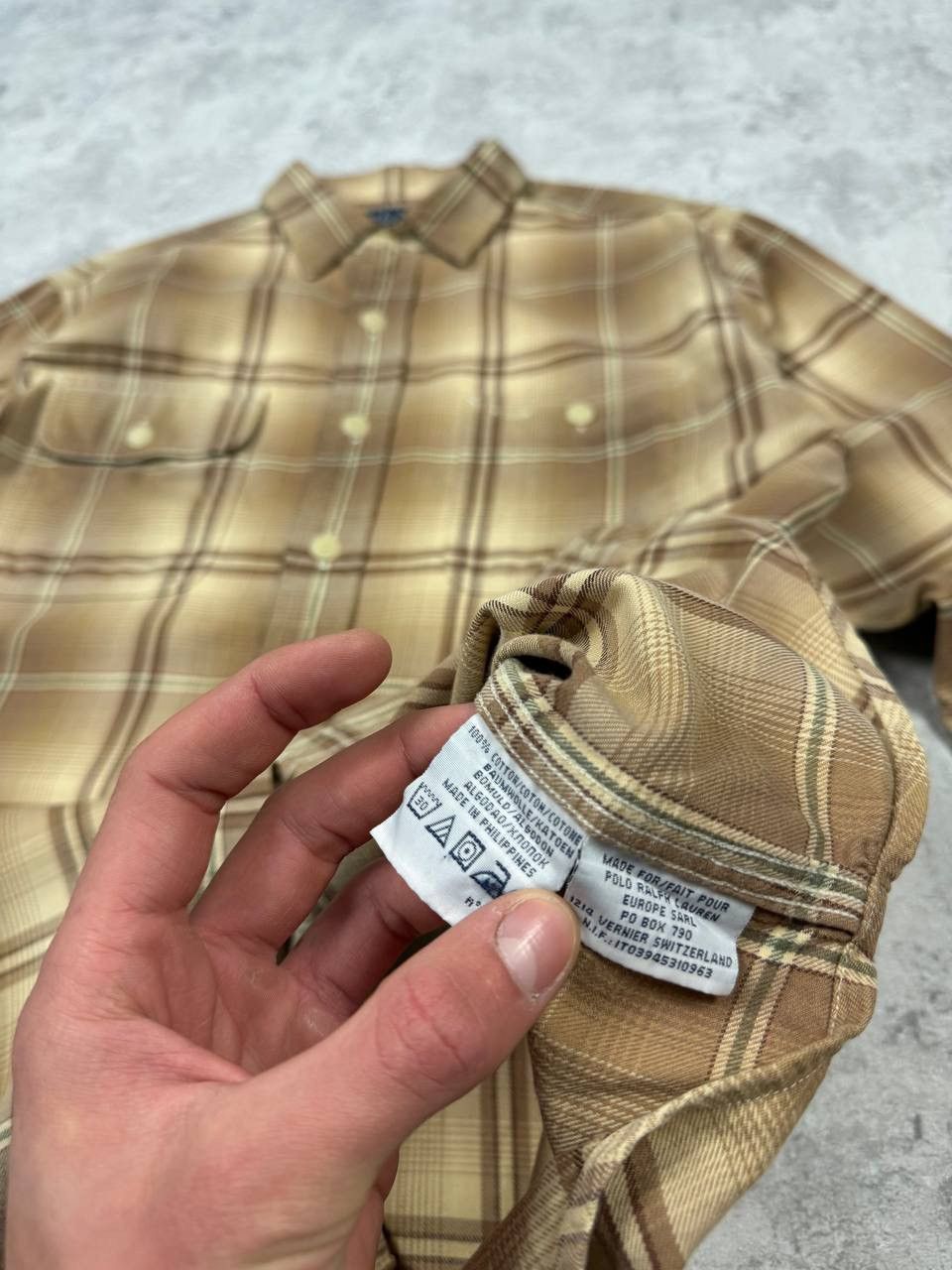 Polo Ralph Lauren Vintage Polo Ralph Lauren Flannel Shirt Button Ups Travis Size US M / EU 48-50 / 2 - 11 Thumbnail