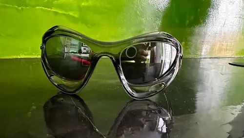 Electric Visual × Jewelry Clear Dystopian Sunglasses Retro Cyber Punk Archive Cosplay Size ONE SIZE - 4 Thumbnail