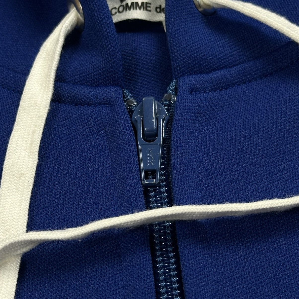 Comme des Garcons Play Comme Des Garcons Blue Polyester Hoodie Zip Japan Sz XL Size US XL / EU 56 / 4 - 5 Thumbnail