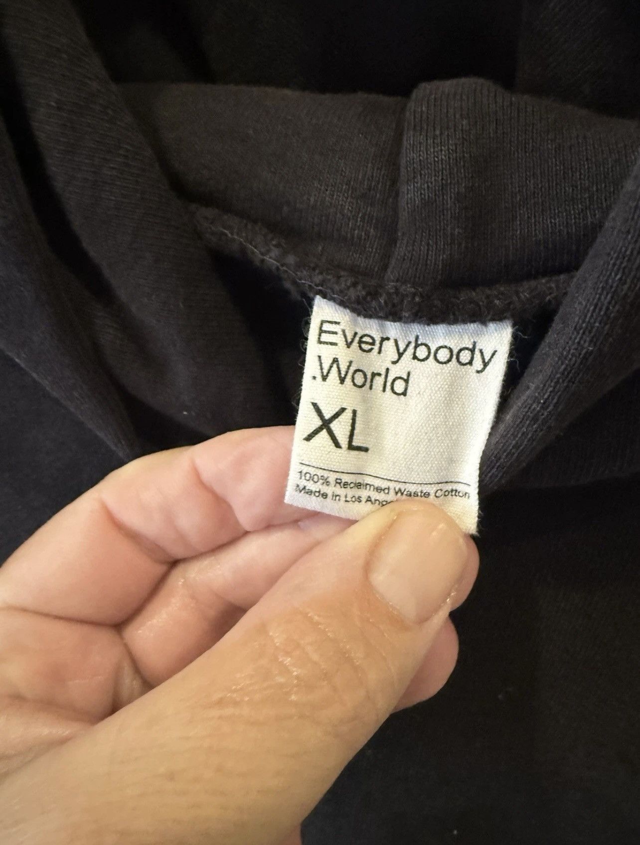 Everybody.World everybody world hoodie Size Xl Drop Box Heavy Weight Black Size US XL / EU 56 / 4 - 3 Thumbnail