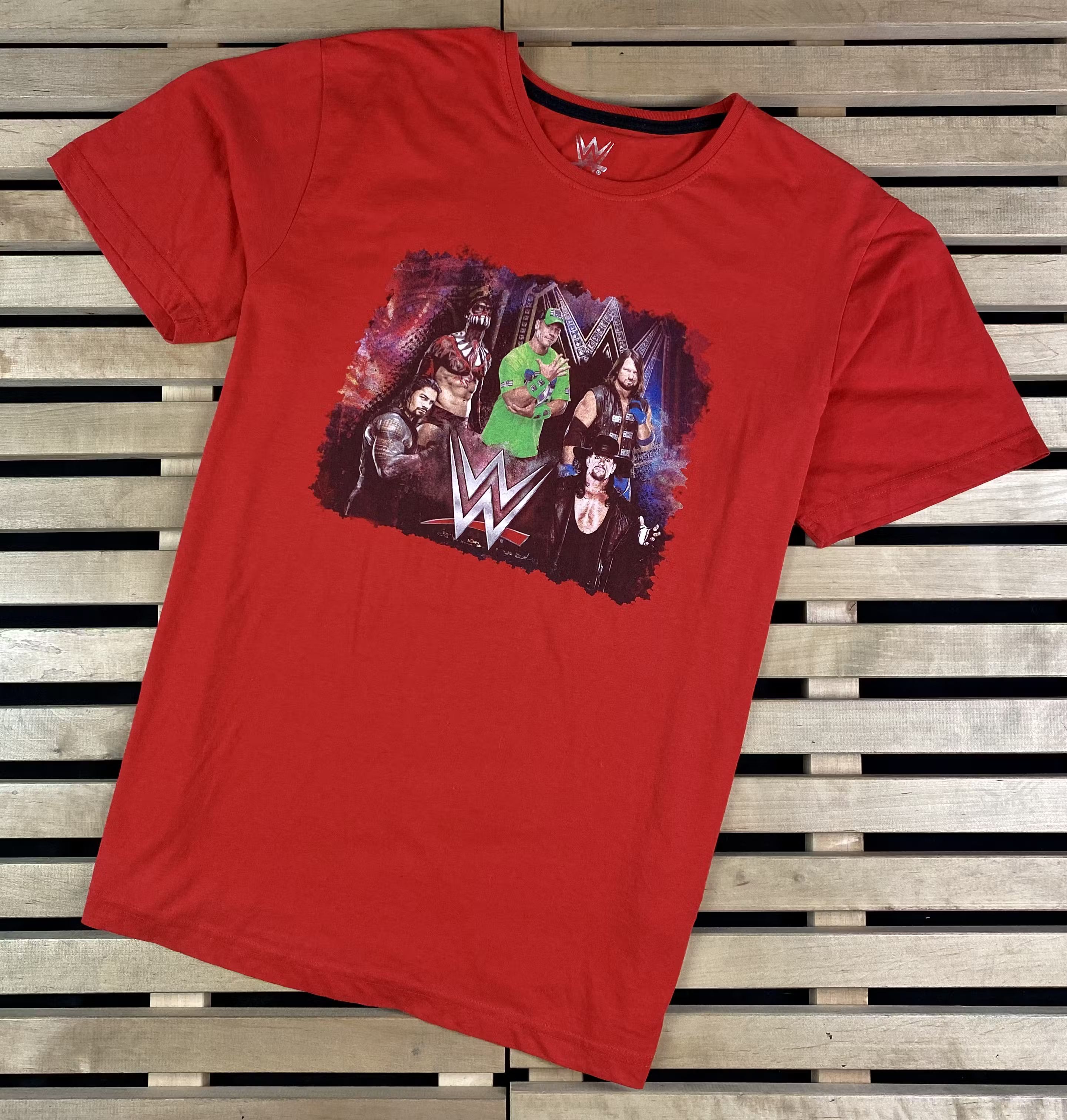 Vintage × WWE × WWF Mens Vintage T Shirt WWE John Cena Size M Size US M / EU 48-50 / 2 - 1 Thumbnail