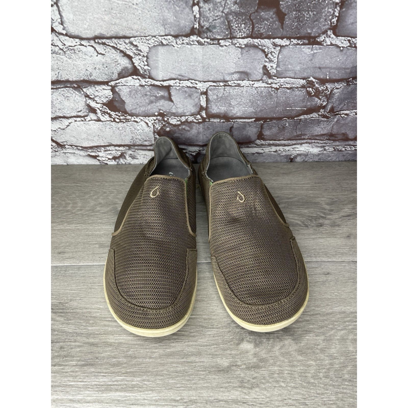 Olukai OluKai Brown Nohea Mesh Slip On Loafers Casual Beach Shoes M Size US 8.5 / EU 41-42 - 6 Thumbnail
