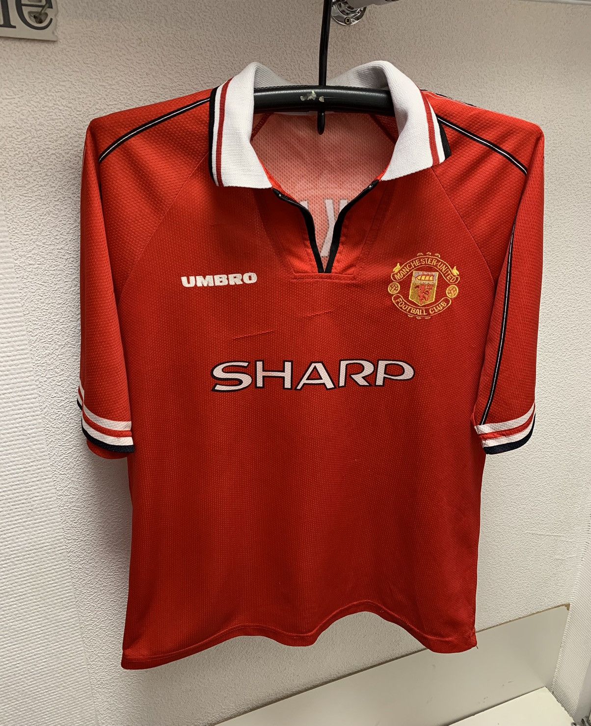 Vintage Beckham 7 Manchester United sharp vintage soccer jersey L-Xl Size US L / EU 52-54 / 3 - 2 Thumbnail