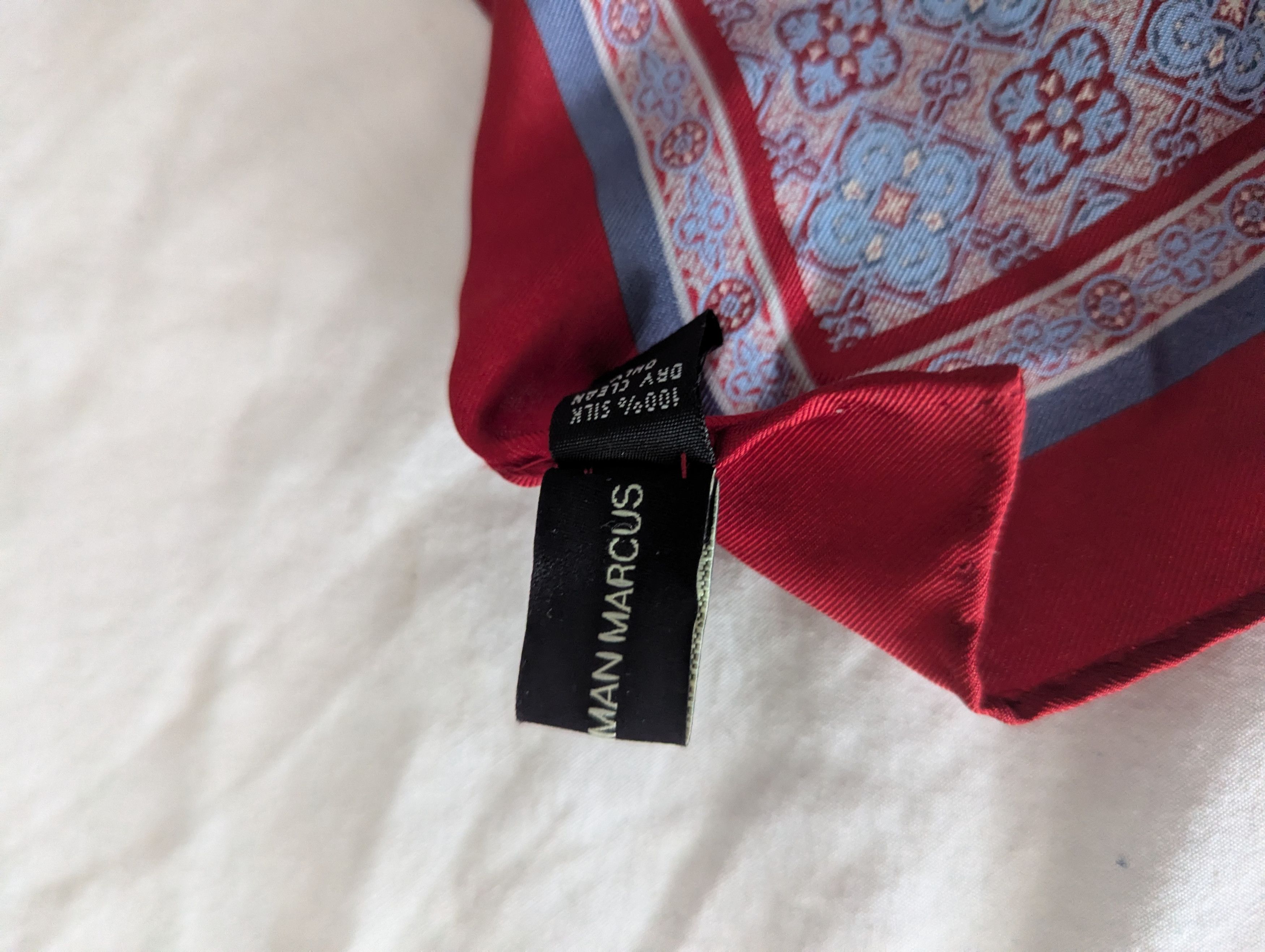 Neiman Marcus Handmade Silk pocket square Size ONE SIZE - 5 Thumbnail