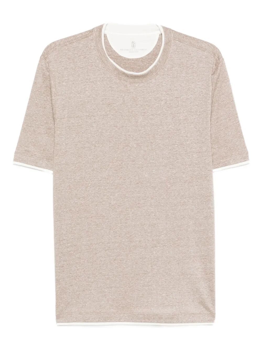 Brunello Cucinelli T-Shirt With Faux-Layering Size US L / EU 52-54 / 3 - 1 Thumbnail