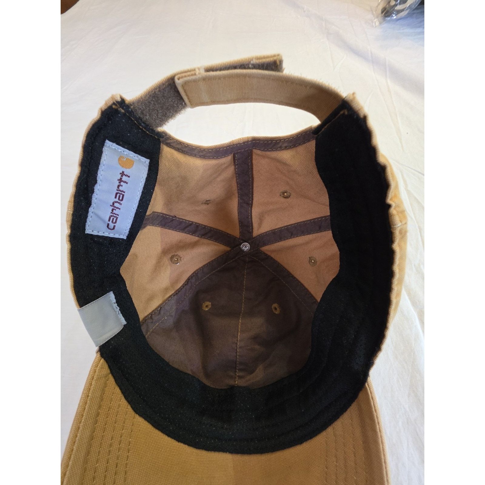 Carhartt Carhartt Adjustable Canvas Hat 100% Cotton Color Is Tan Size ONE SIZE - 4 Thumbnail